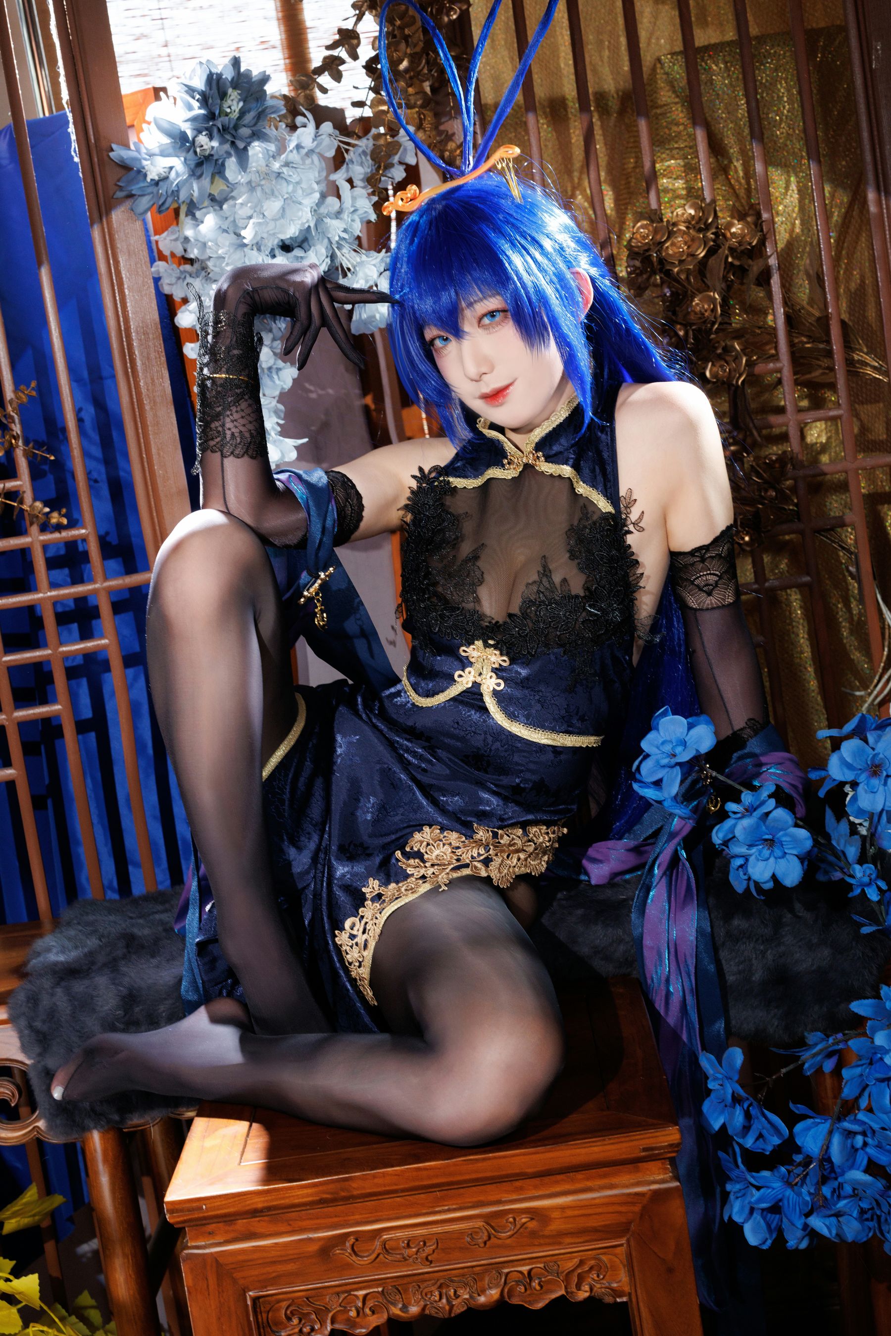 动漫博主 封疆疆v - 新泽西旗袍/(43P)