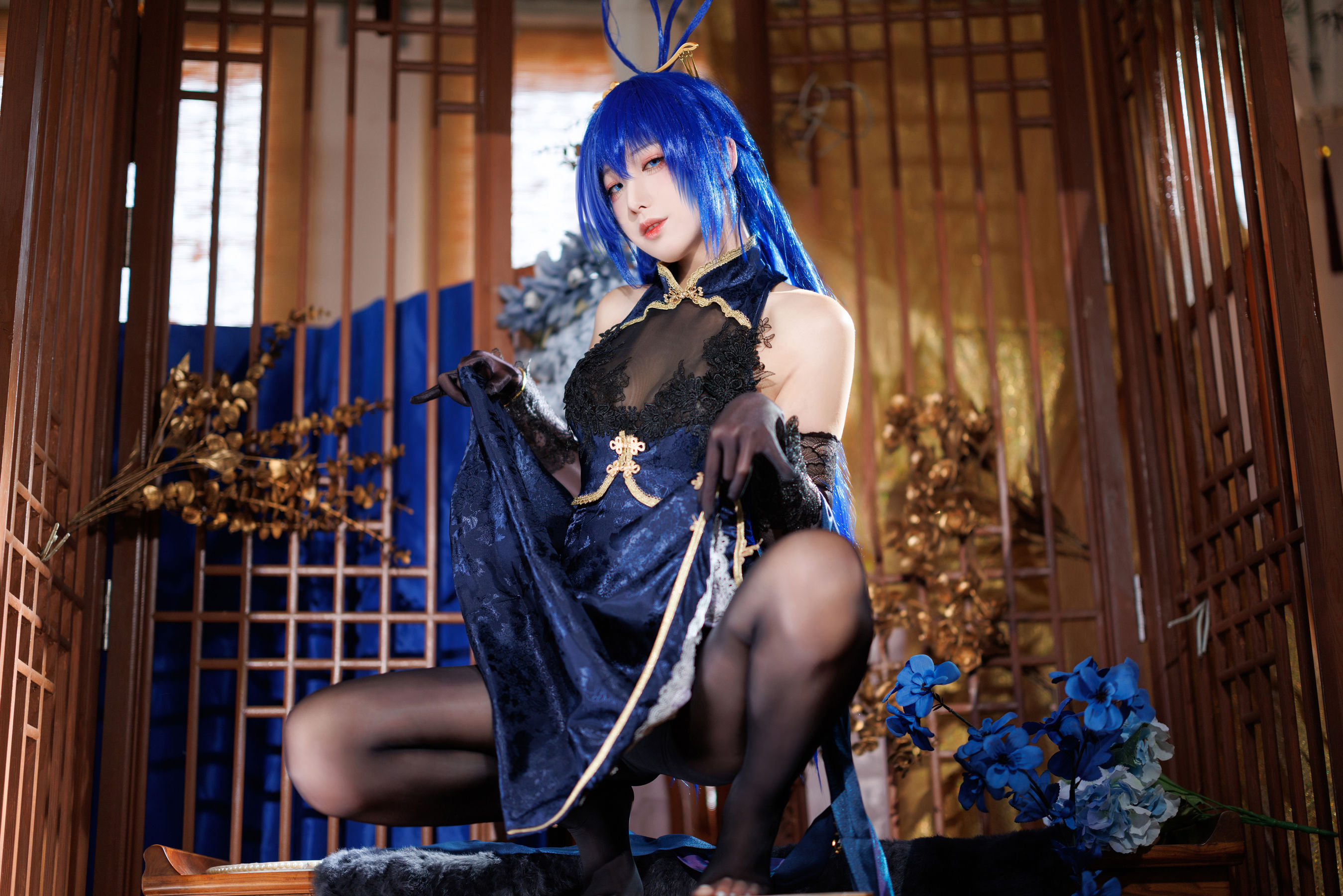 动漫博主 封疆疆v - 新泽西旗袍/(43P)