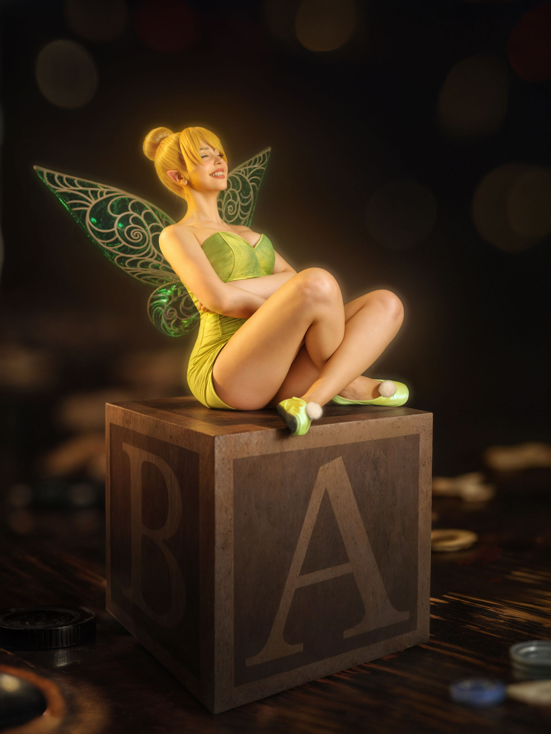 国外美女SayaTheFox - Tinkerbell/(15P)