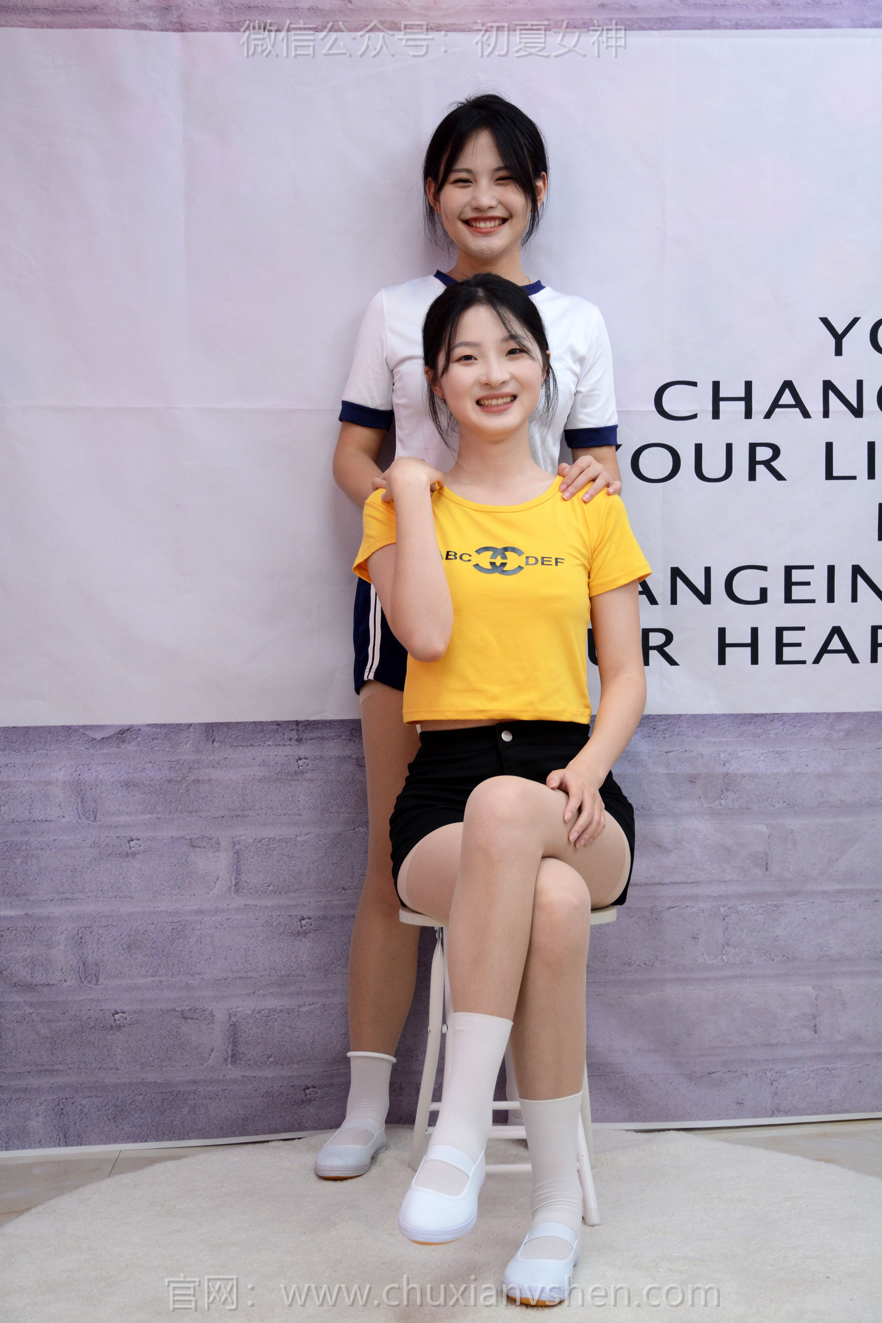 初夏女神 No.270 安妮&幺幺 姐妹合影/(100P)