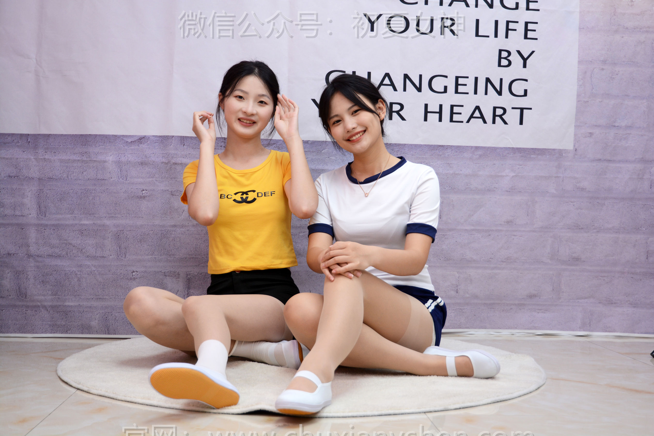 初夏女神 No.270 安妮&幺幺 姐妹合影/(100P)