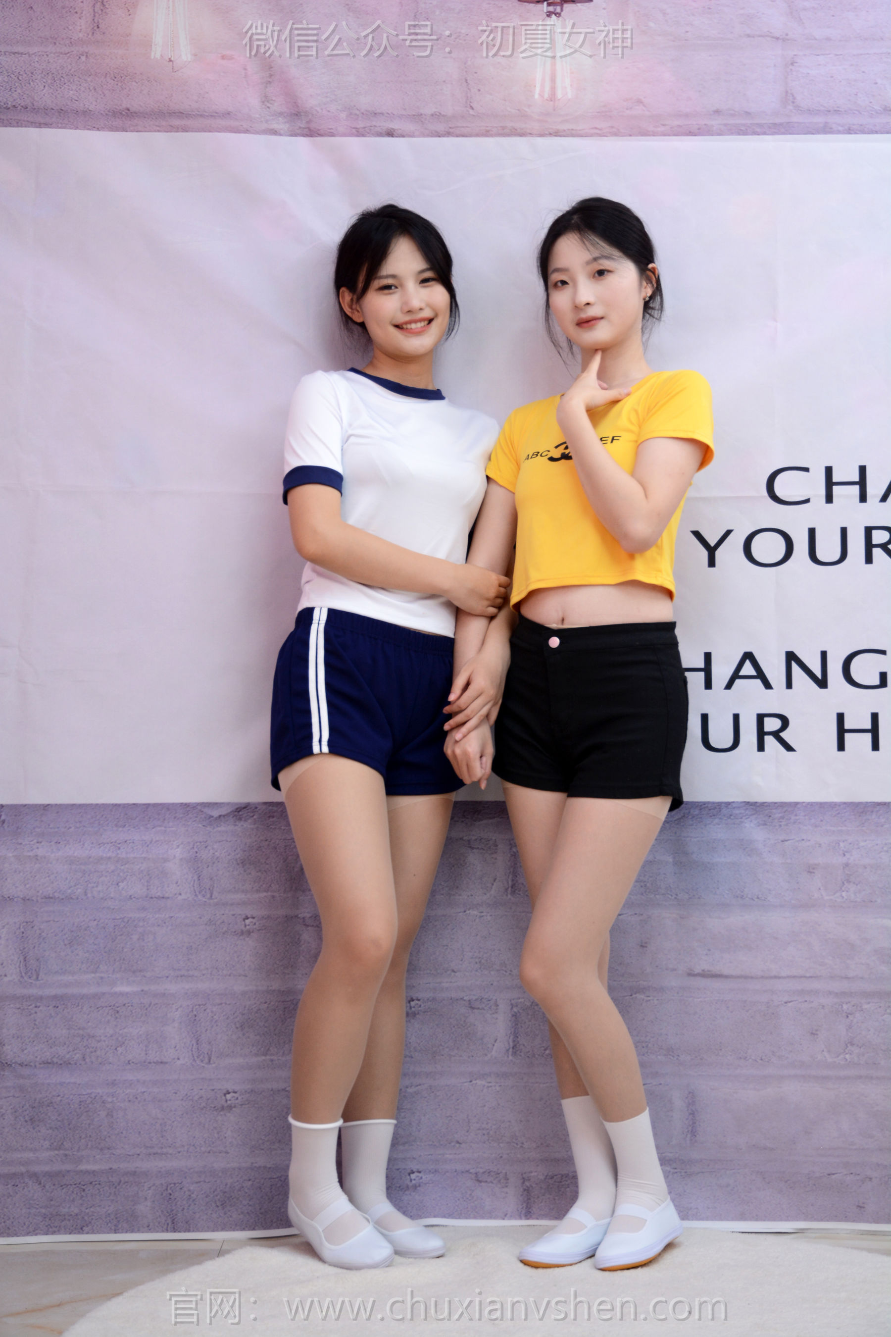 初夏女神 No.270 安妮&幺幺 姐妹合影/(100P)