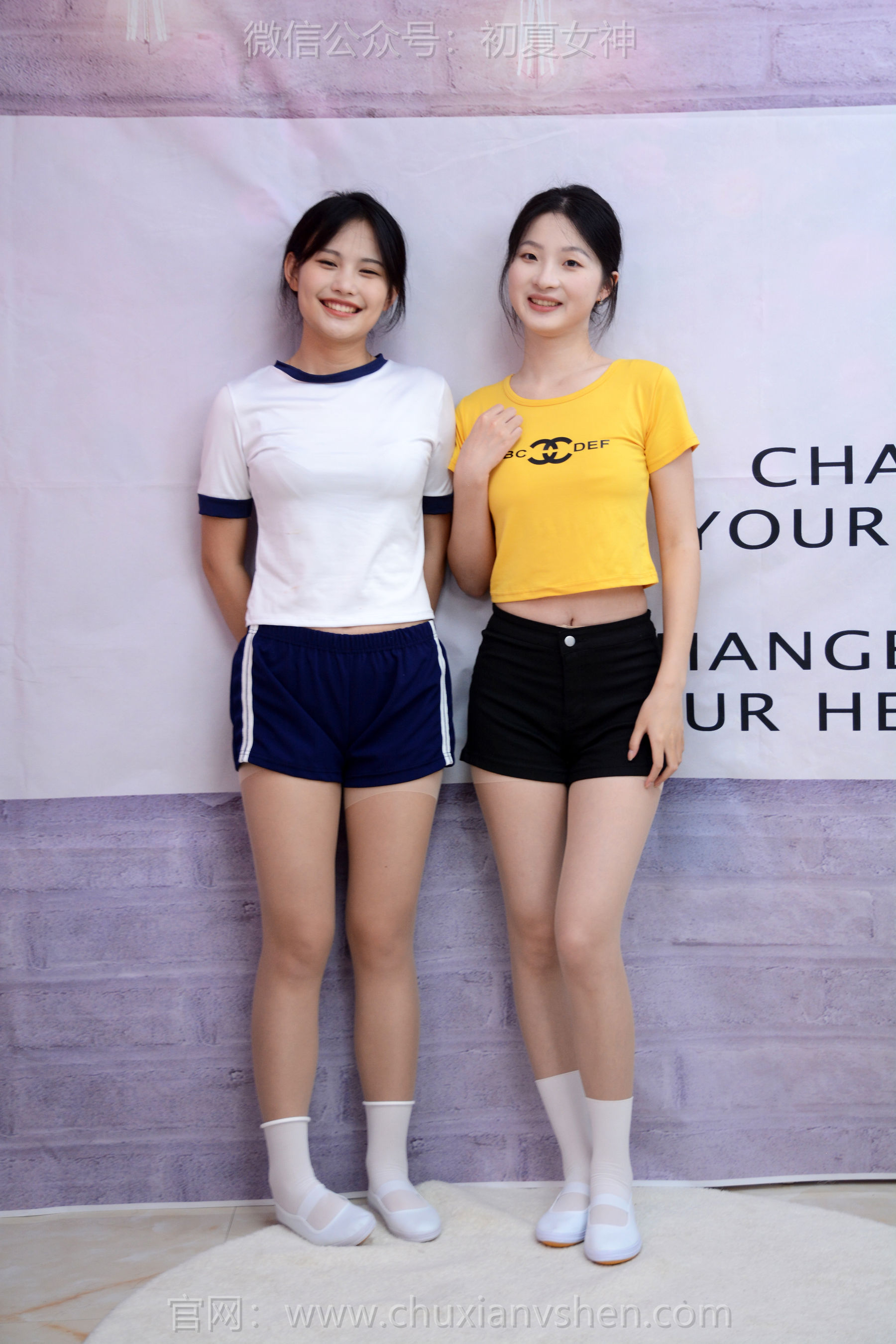 初夏女神 No.270 安妮&幺幺 姐妹合影/(100P)