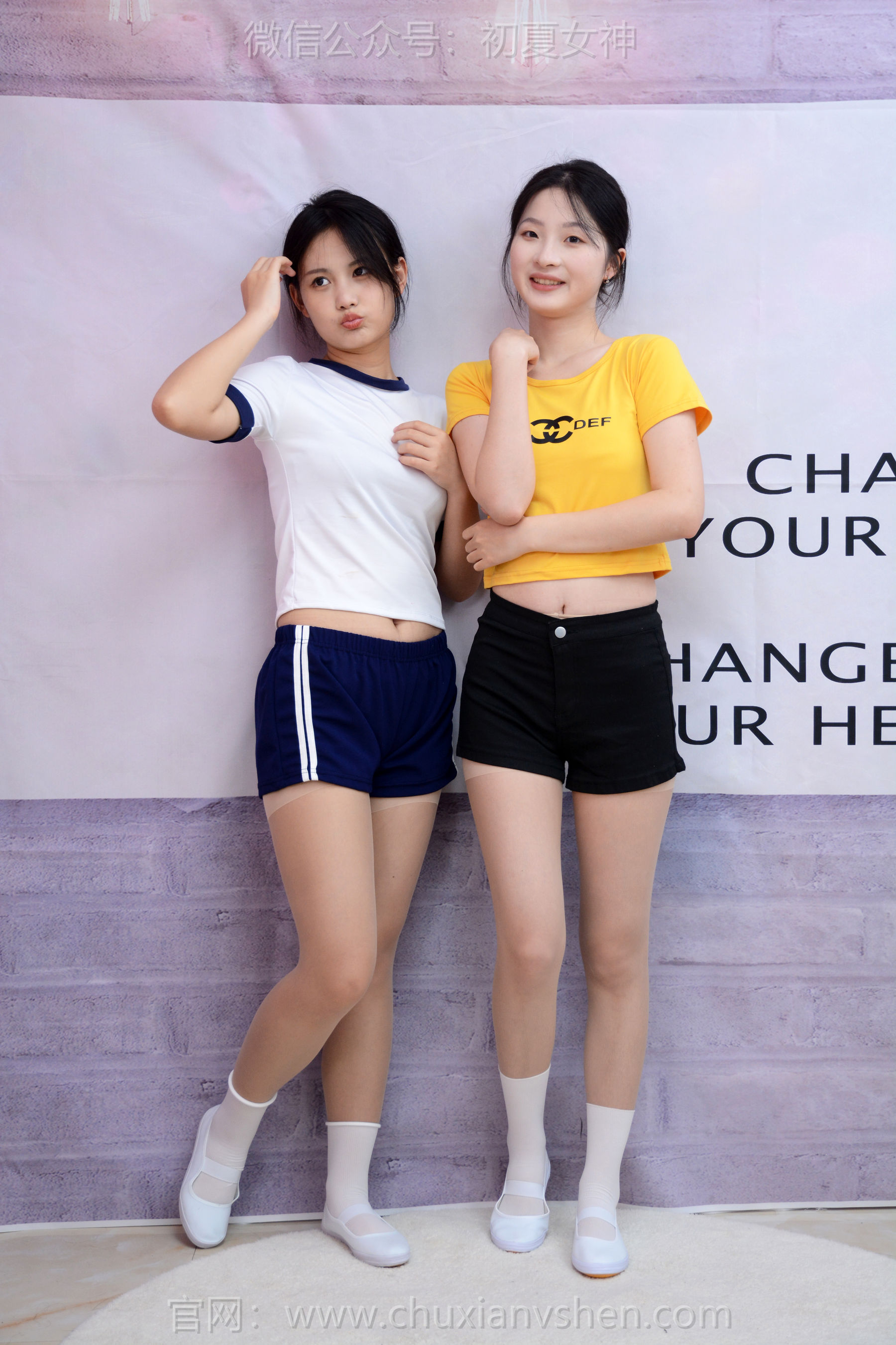 初夏女神 No.270 安妮&幺幺 姐妹合影/(100P)