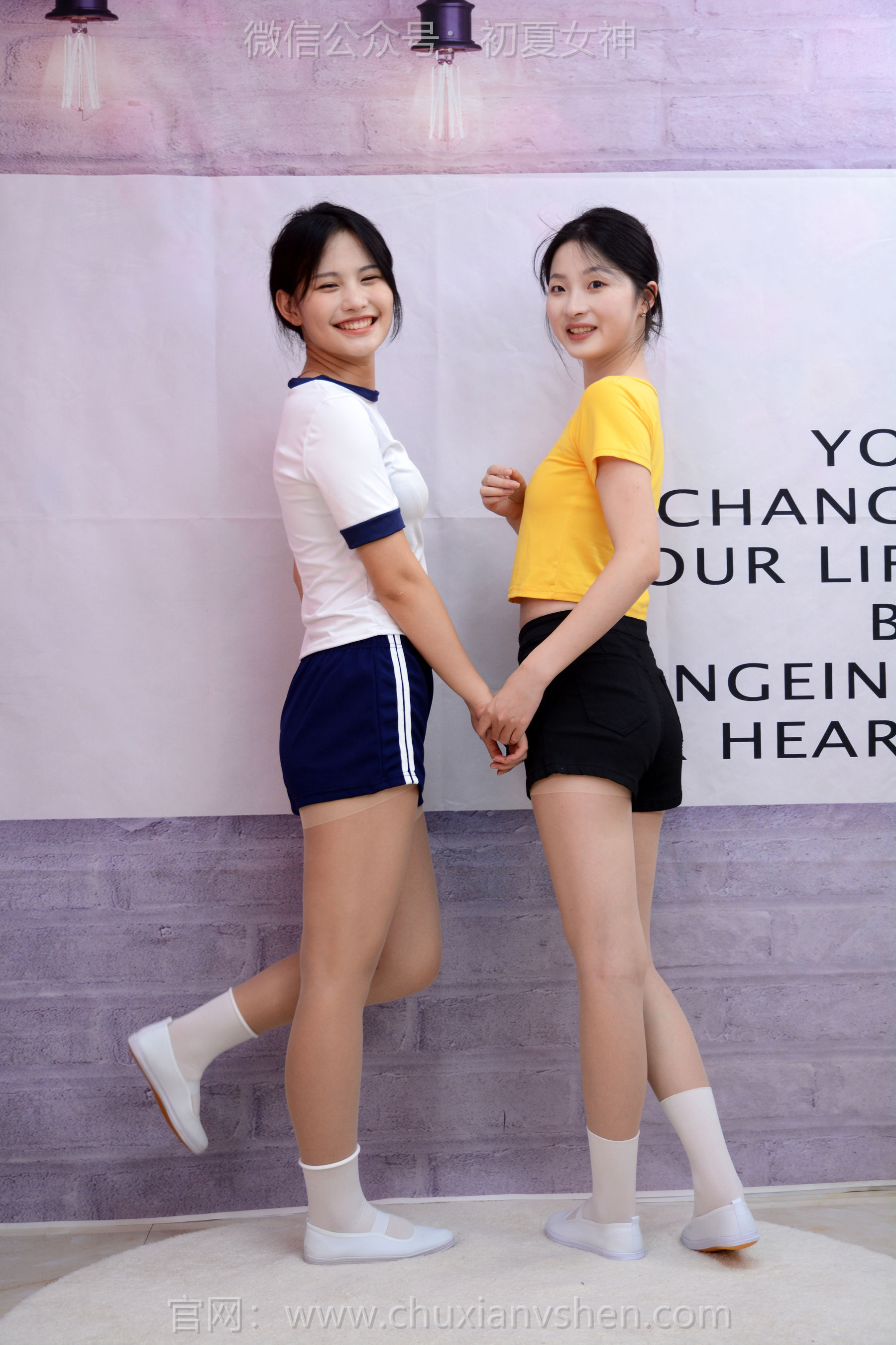 初夏女神 No.270 安妮&幺幺 姐妹合影/(100P)