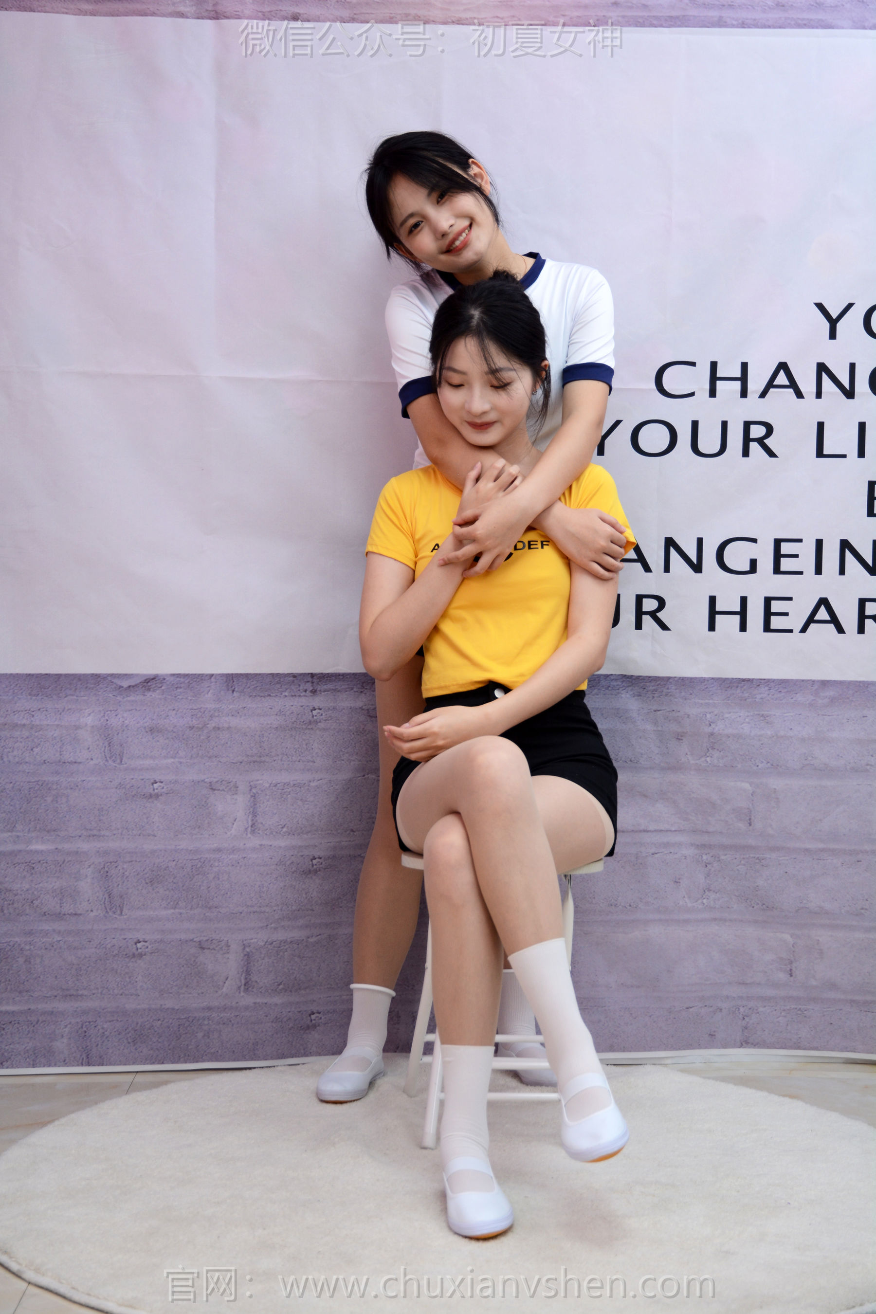 初夏女神 No.270 安妮&幺幺 姐妹合影/(100P)