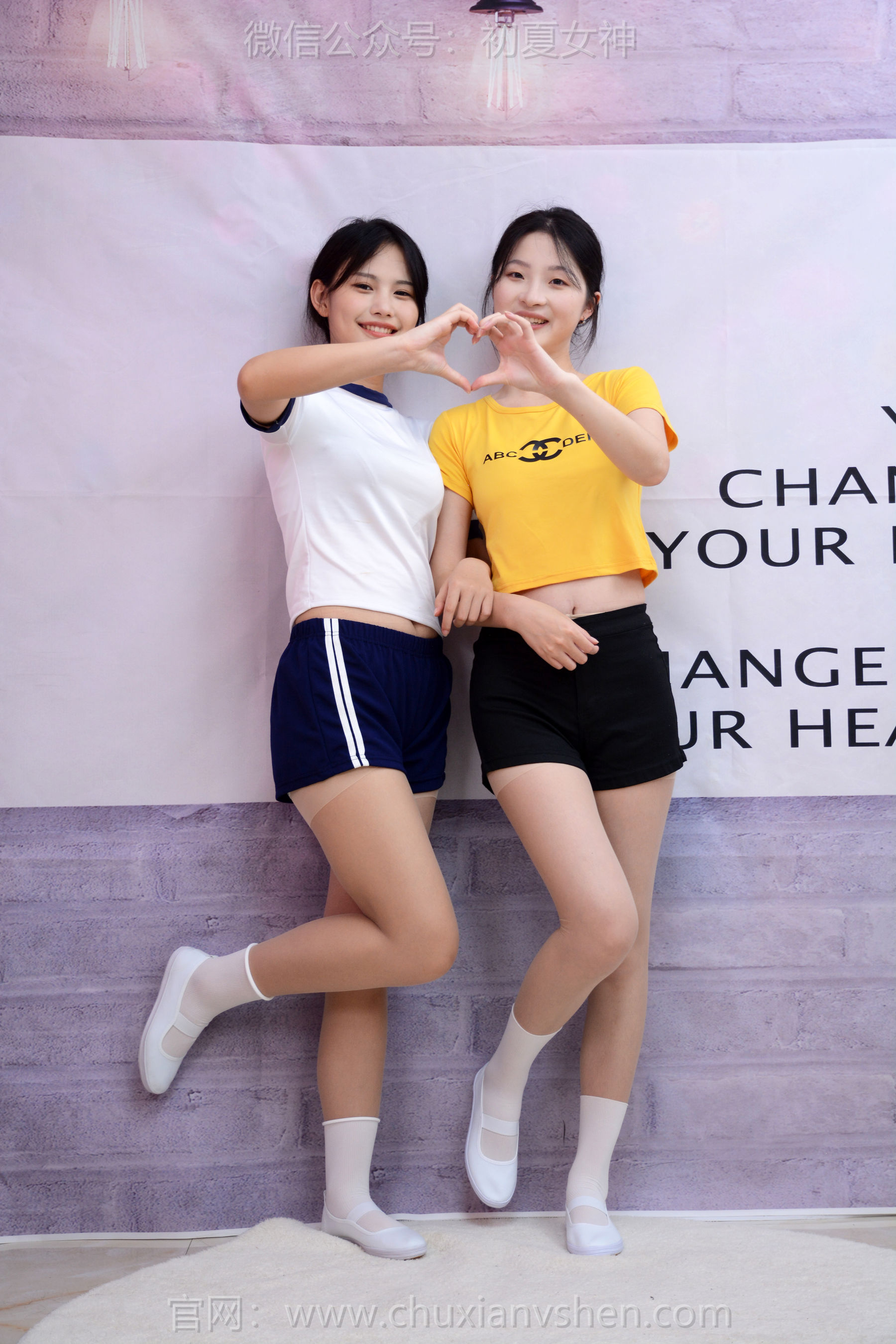 初夏女神 No.270 安妮&幺幺 姐妹合影/(100P)