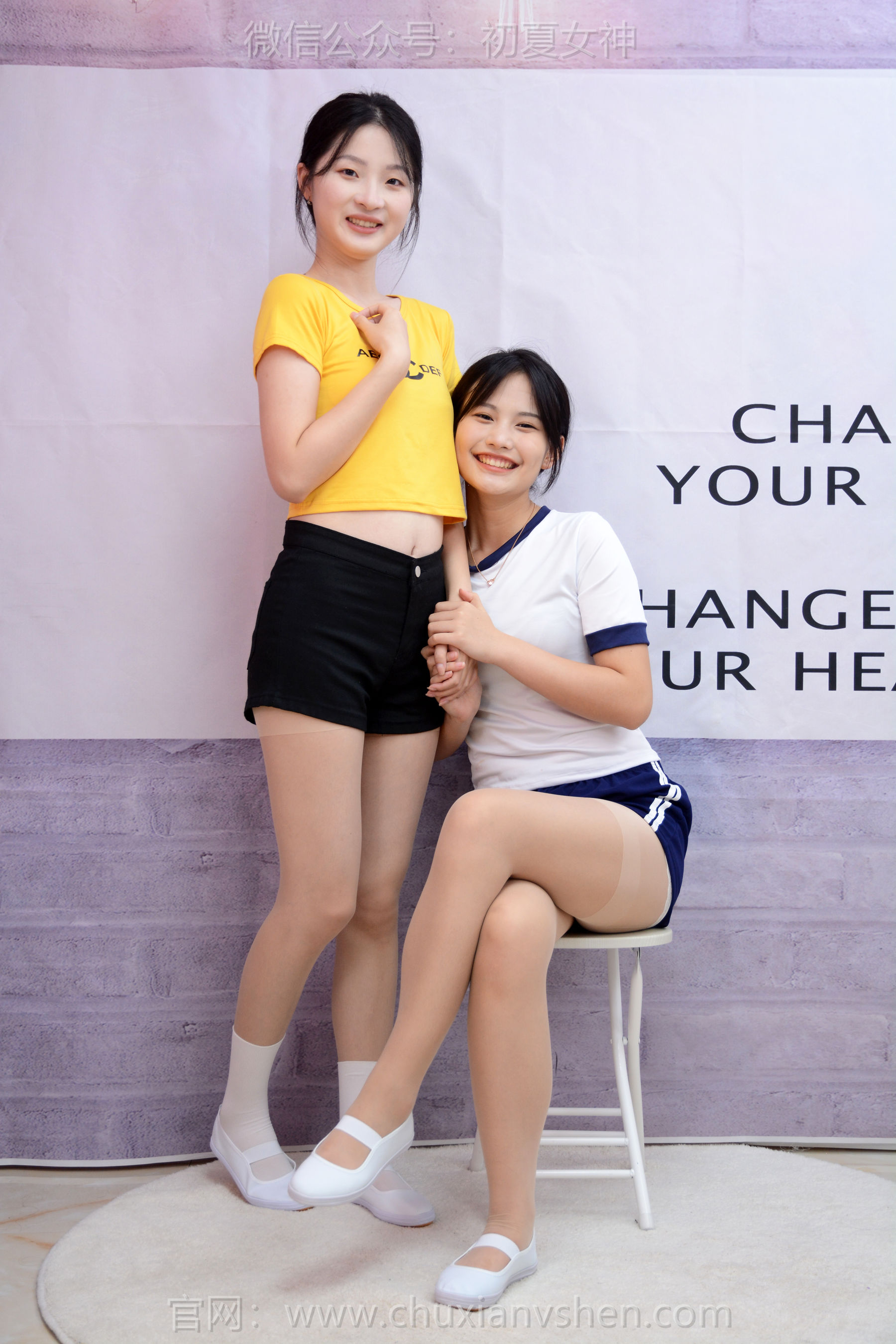 初夏女神 No.270 安妮&幺幺 姐妹合影/(100P)