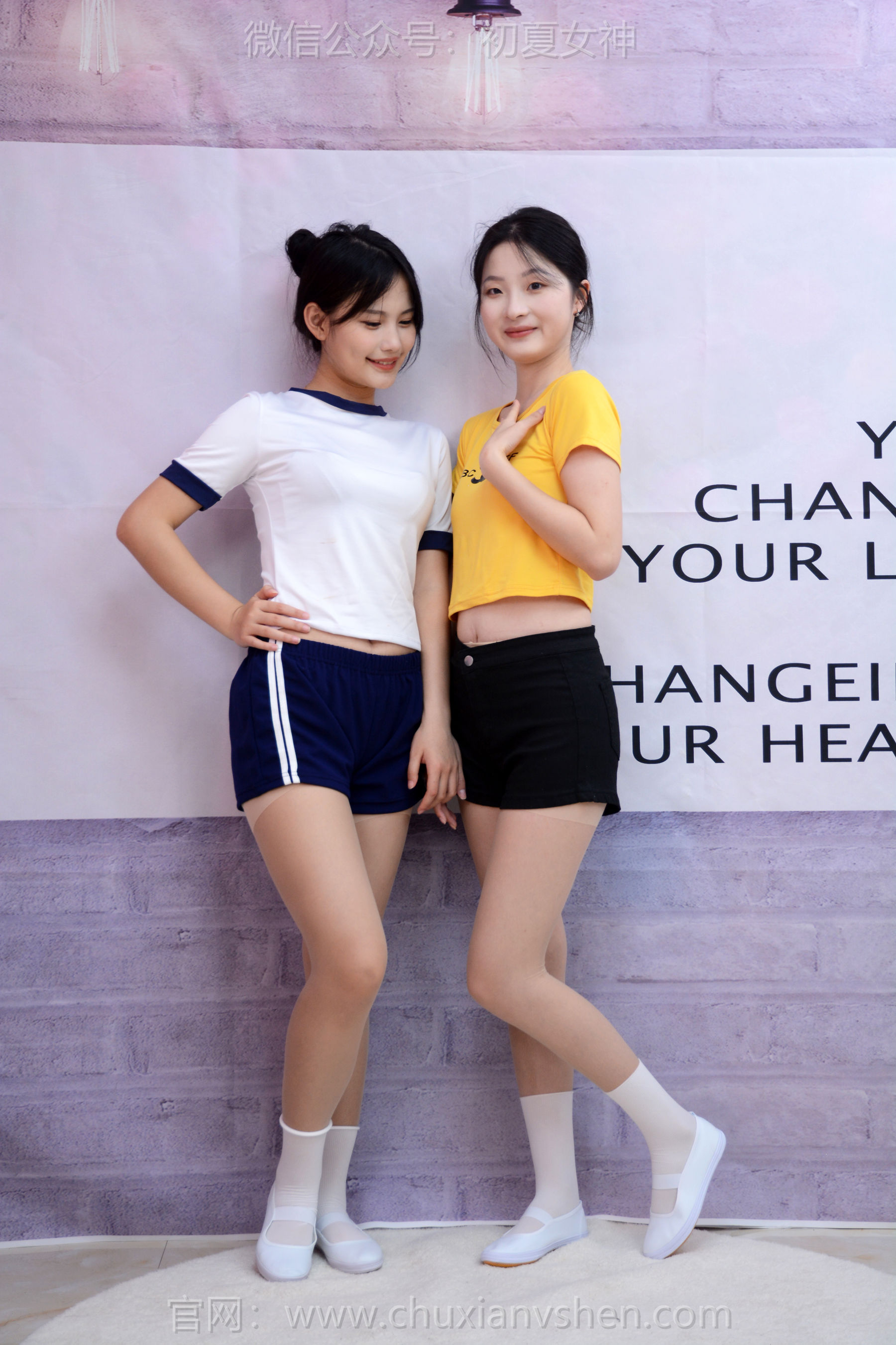 初夏女神 No.270 安妮&幺幺 姐妹合影/(100P)