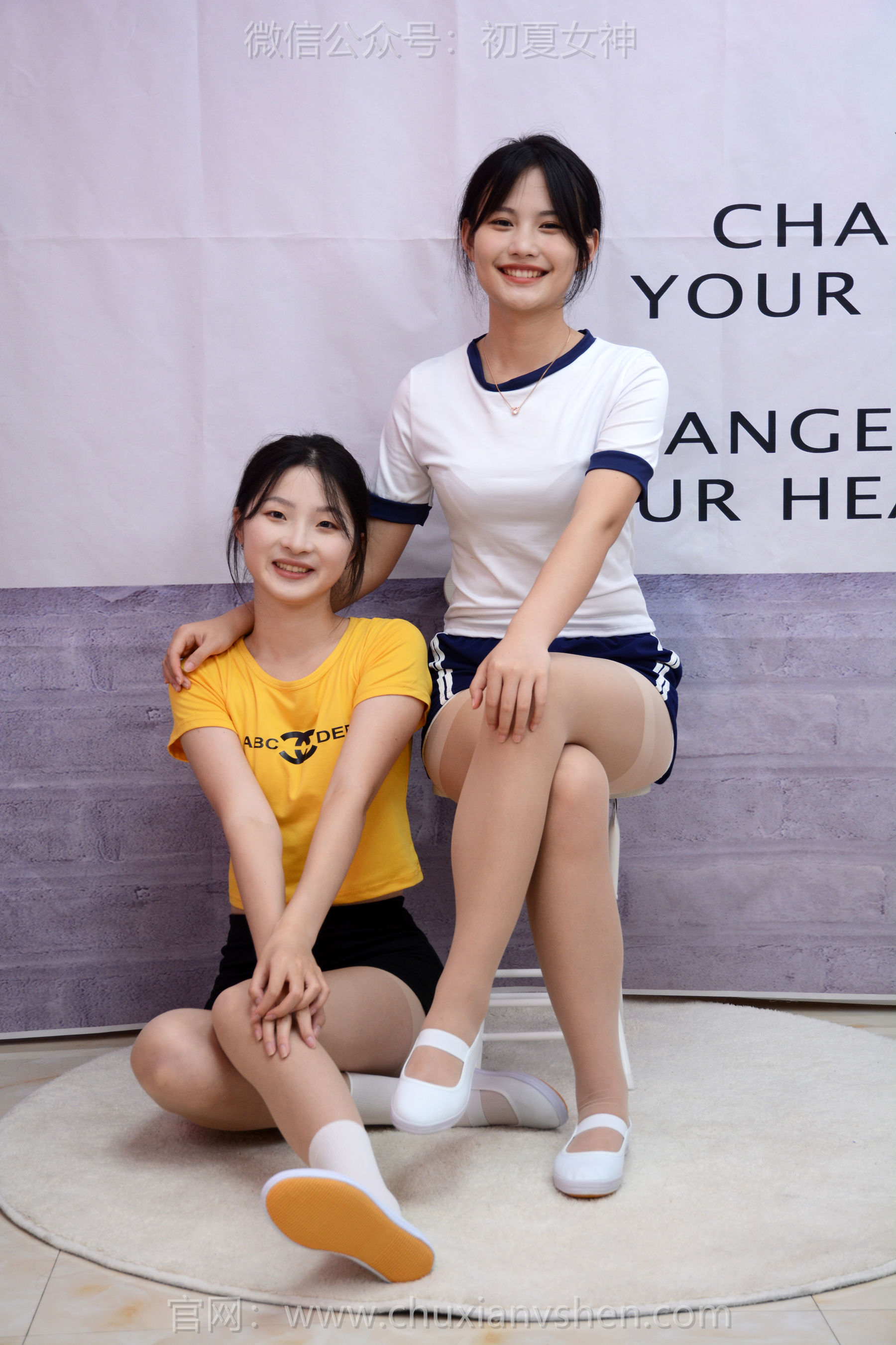 初夏女神 No.270 安妮&幺幺 姐妹合影/(100P)