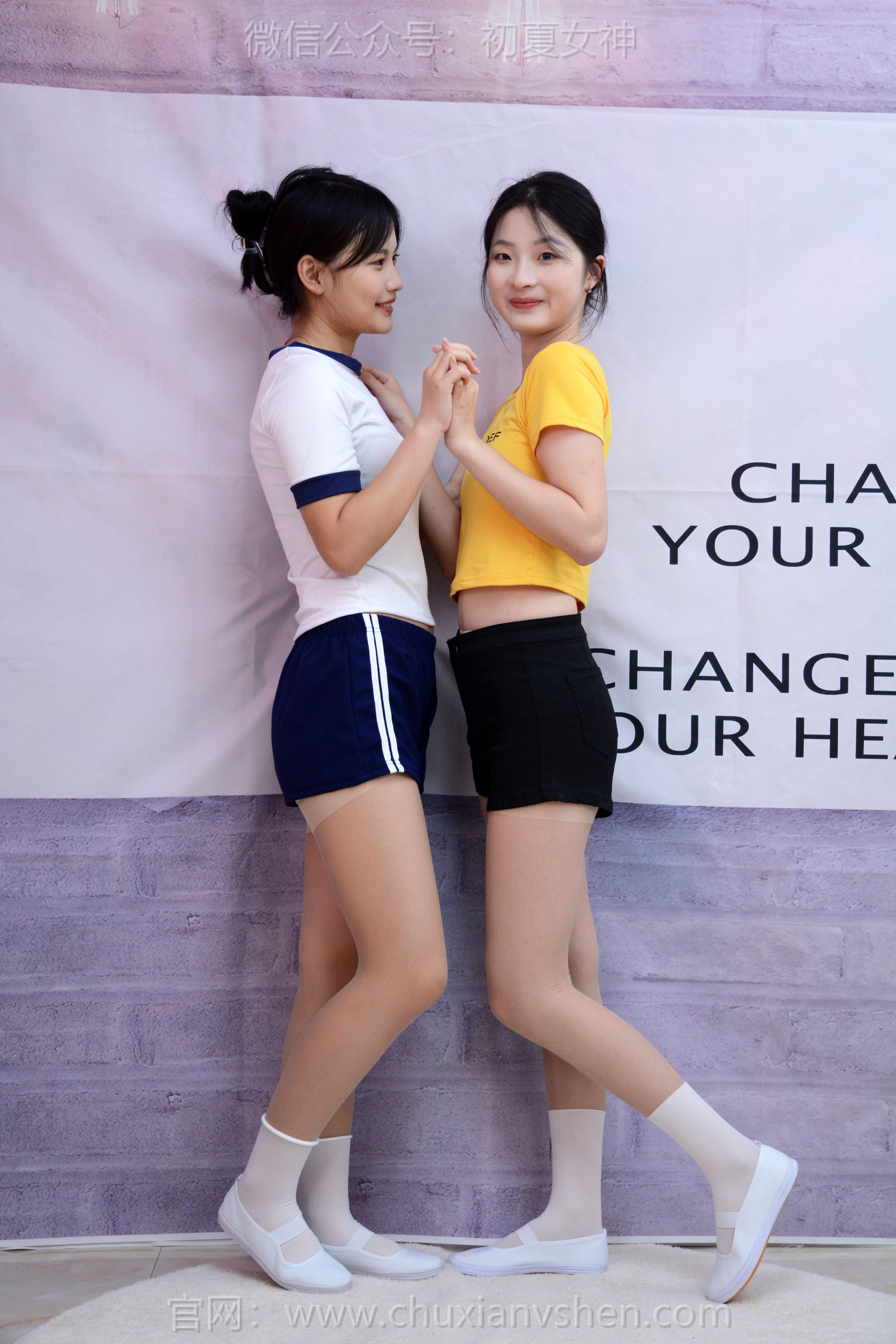 初夏女神 No.270 安妮&幺幺 姐妹合影/(100P)