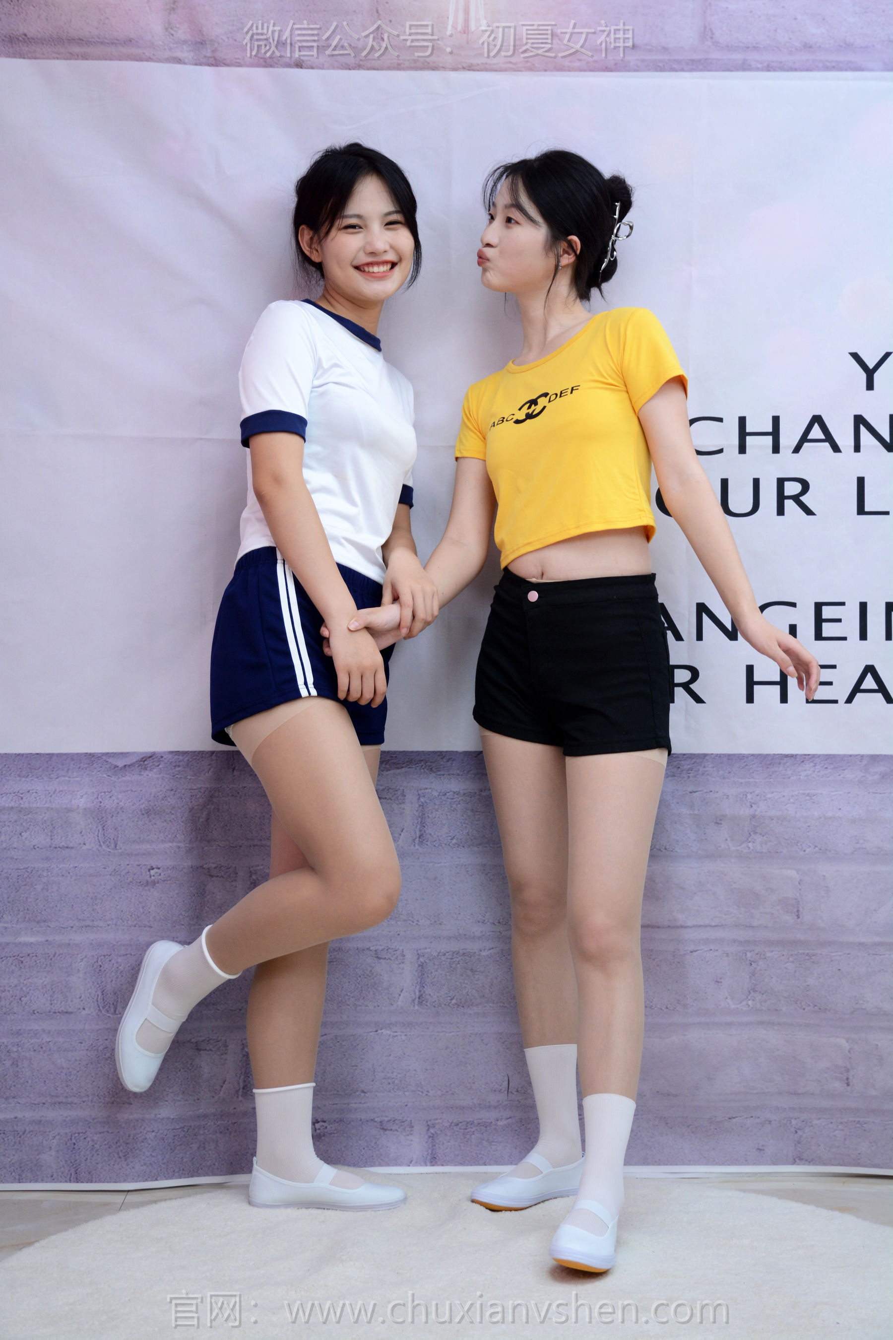 初夏女神 No.270 安妮&幺幺 姐妹合影/(100P)