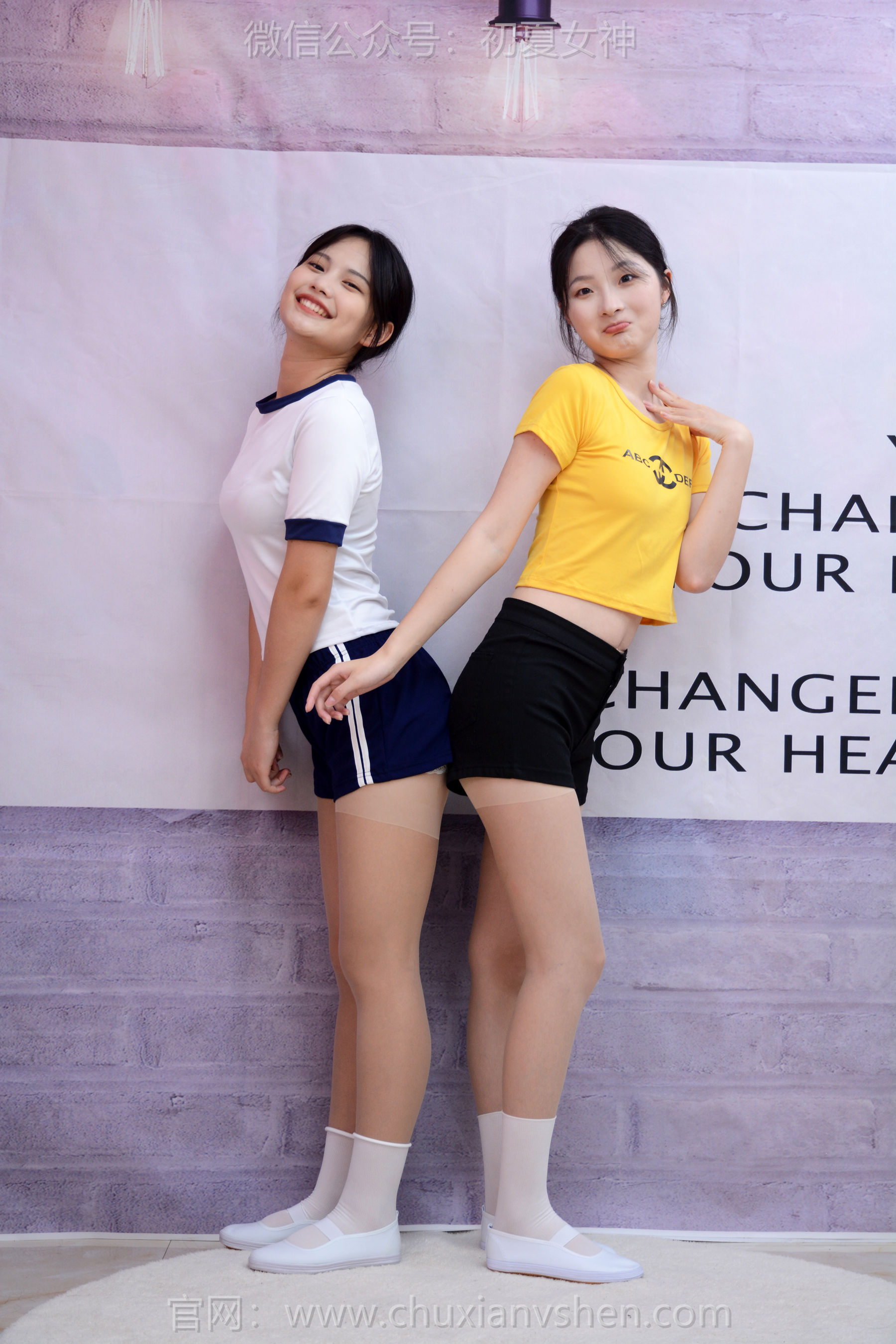 初夏女神 No.270 安妮&幺幺 姐妹合影/(100P)