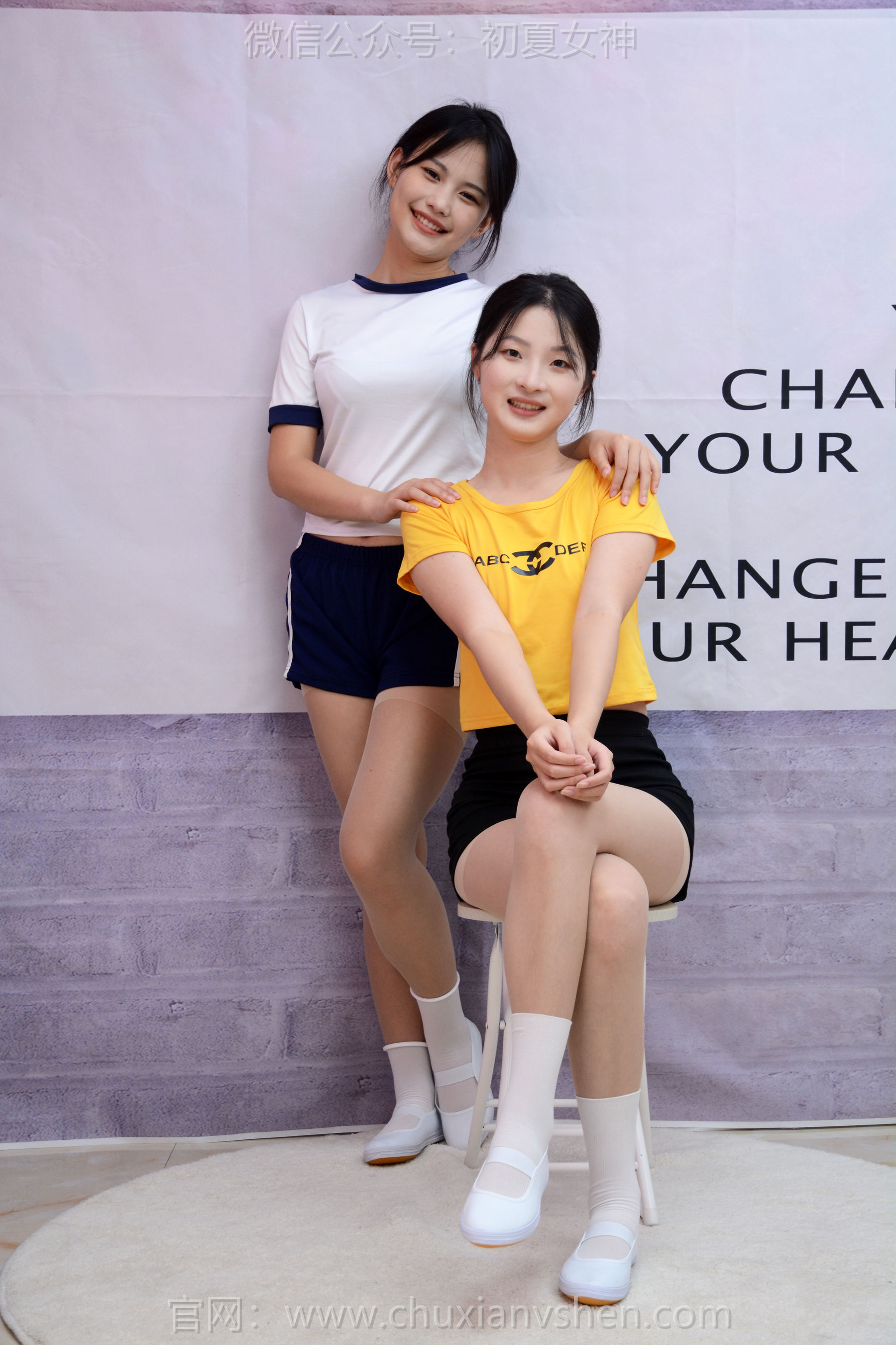 初夏女神 No.270 安妮&幺幺 姐妹合影/(100P)