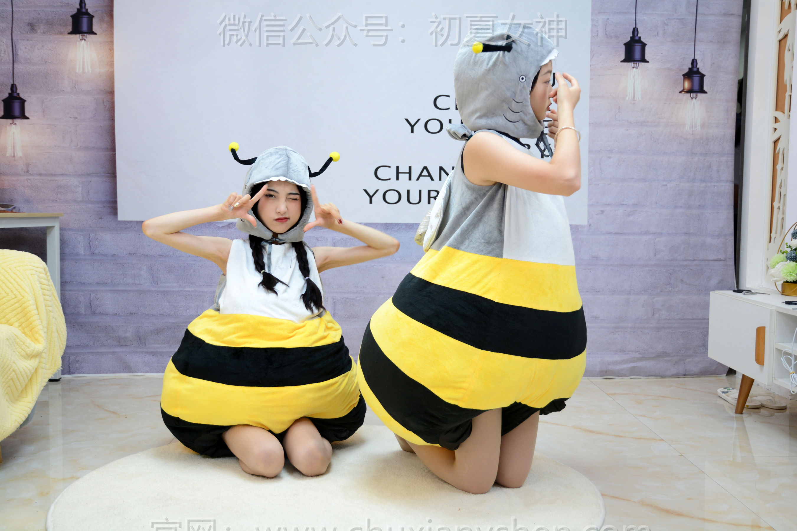 初夏女神 No.271 柒柒&双双 两只小蜜蜂/(140P)