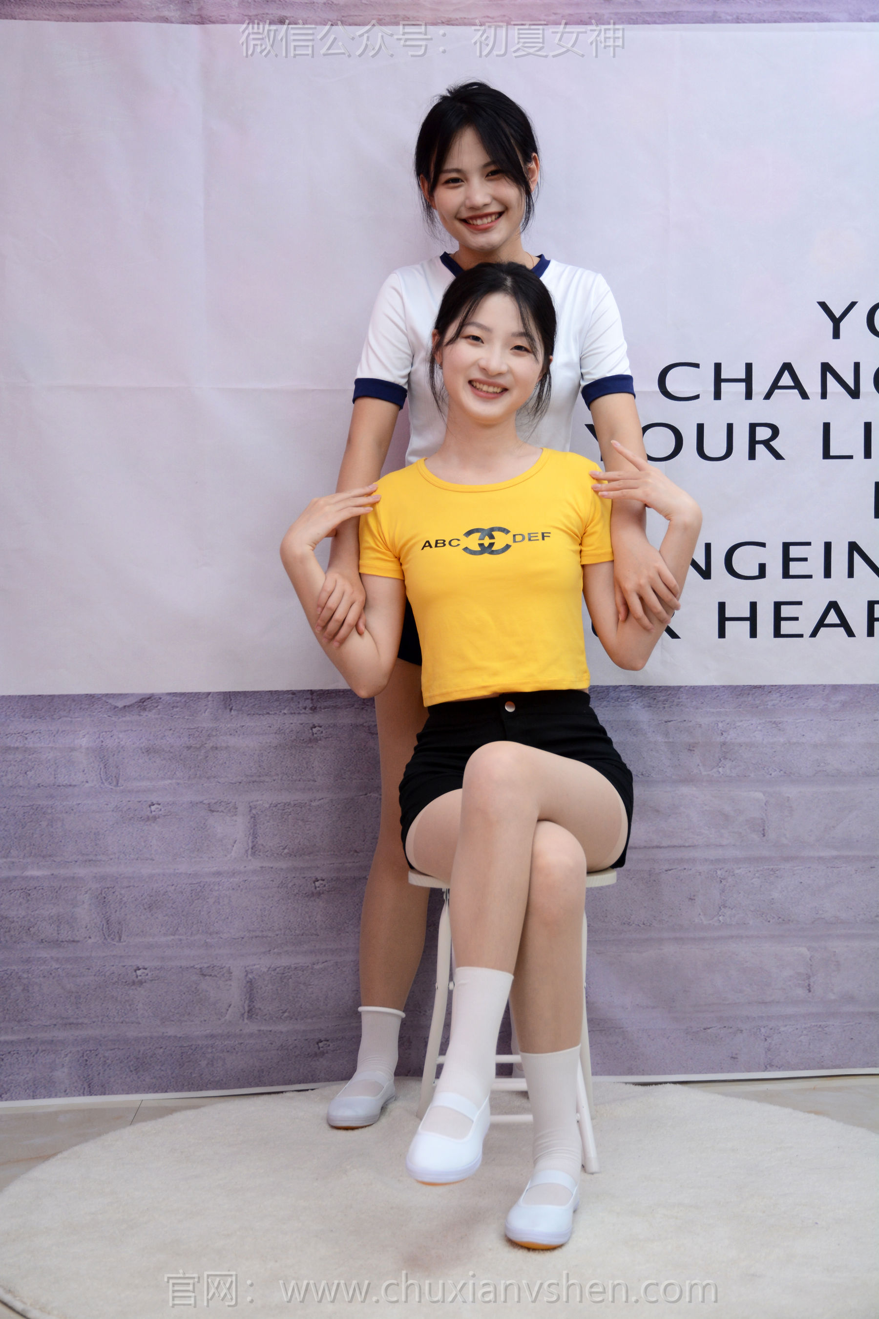 初夏女神 No.270 安妮&幺幺 姐妹合影/(100P)