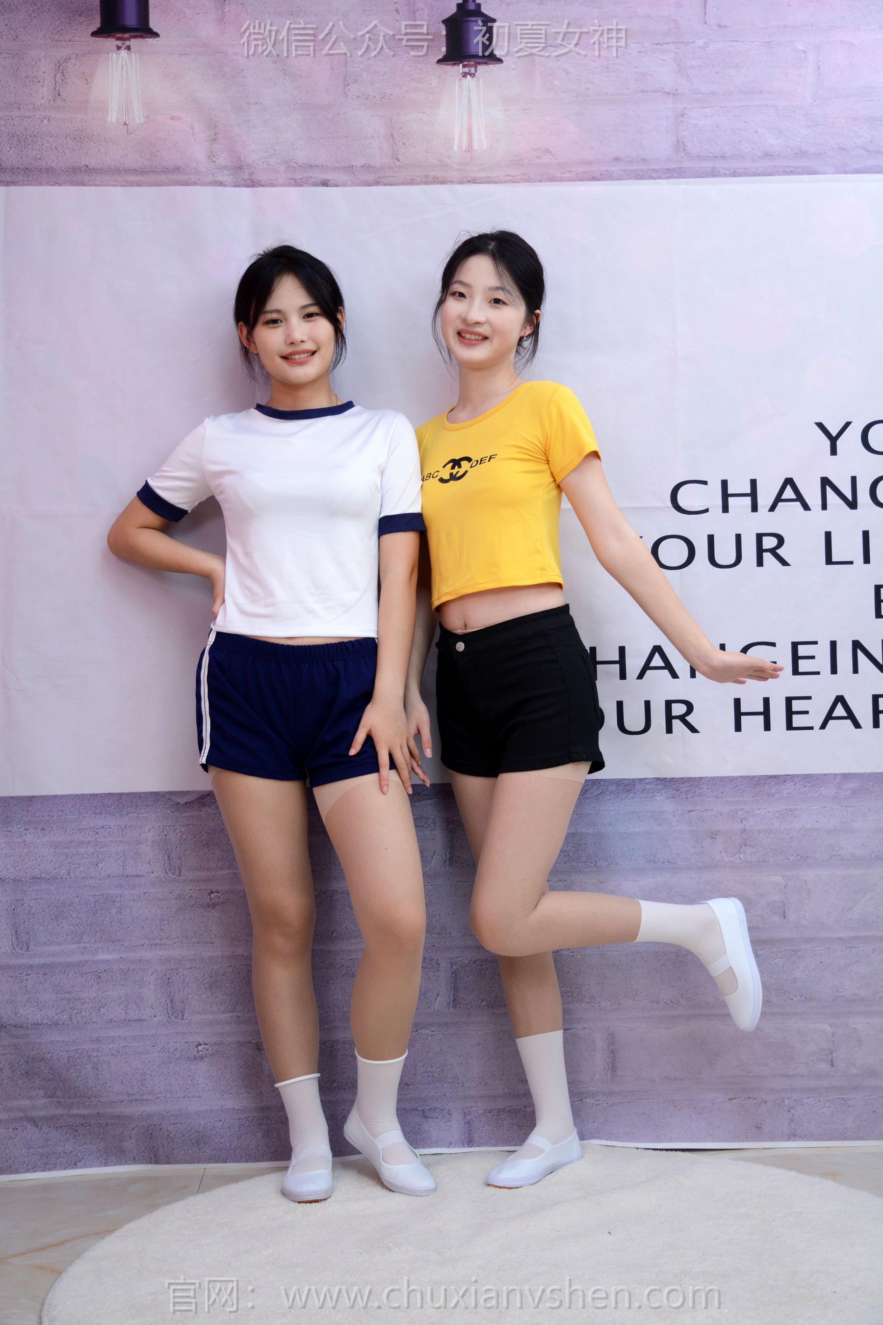 初夏女神 No.270 安妮&幺幺 姐妹合影/(100P)