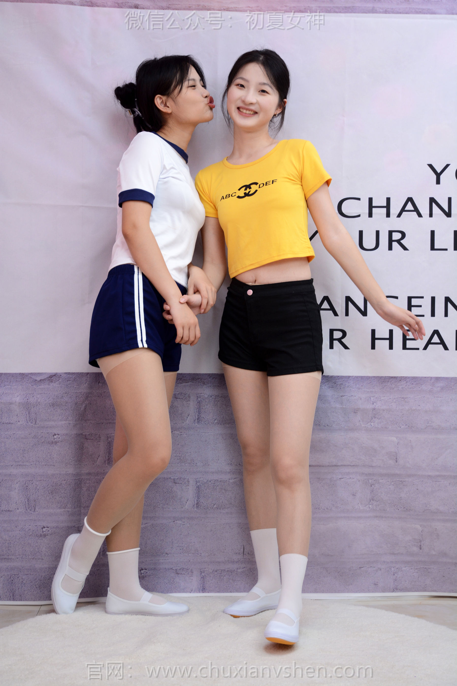 初夏女神 No.270 安妮&幺幺 姐妹合影/(100P)