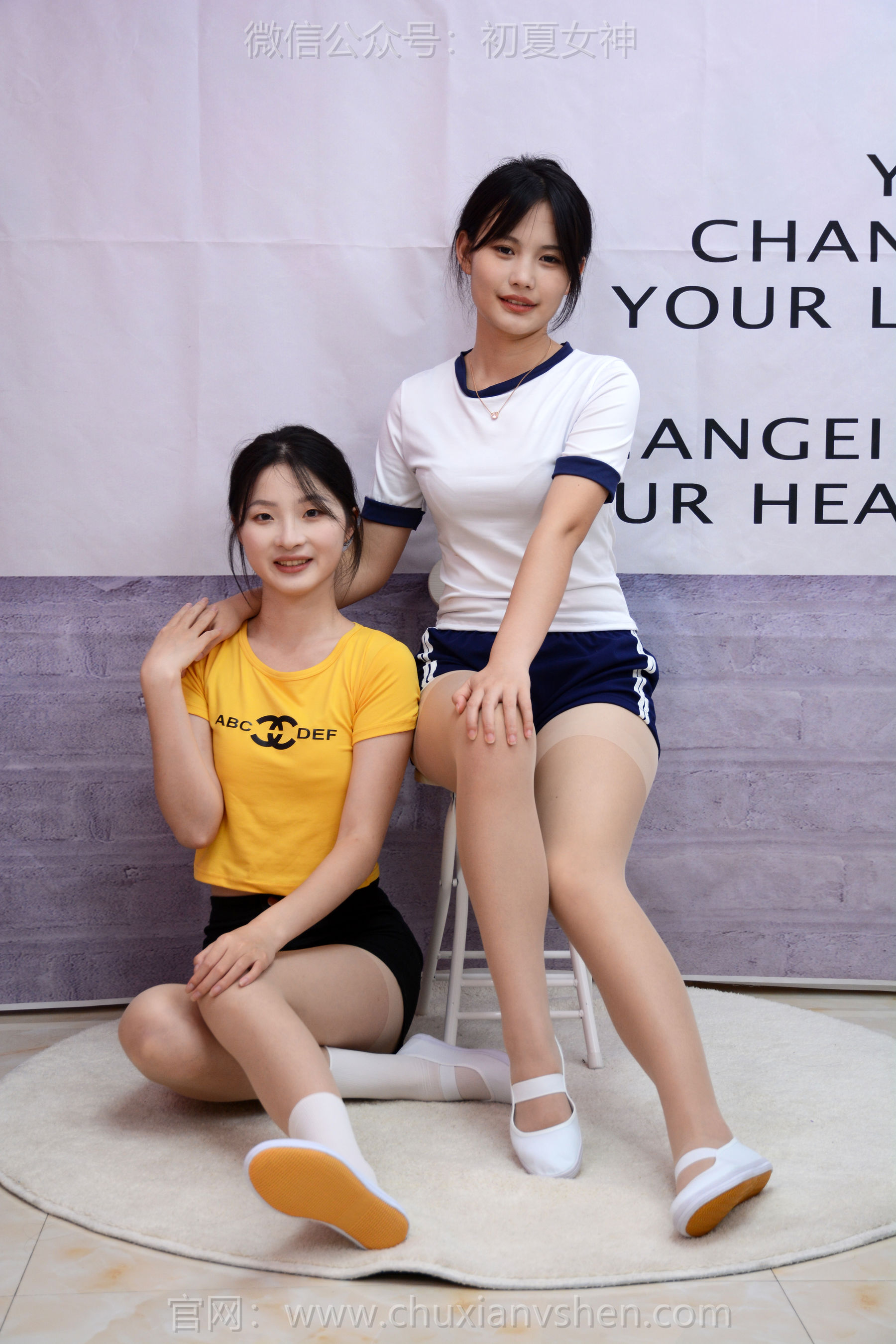 初夏女神 No.270 安妮&幺幺 姐妹合影/(100P)