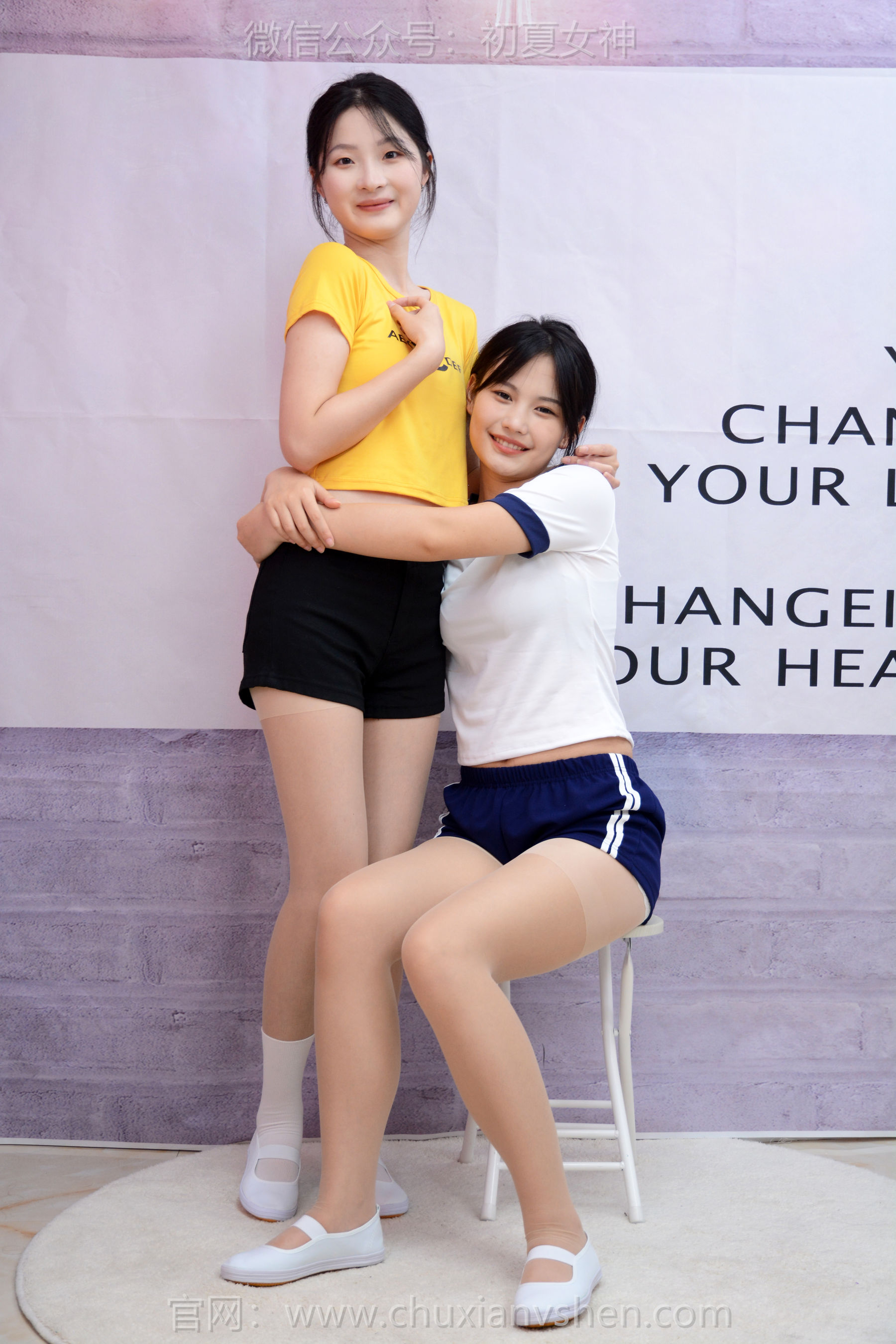 初夏女神 No.270 安妮&幺幺 姐妹合影/(100P)