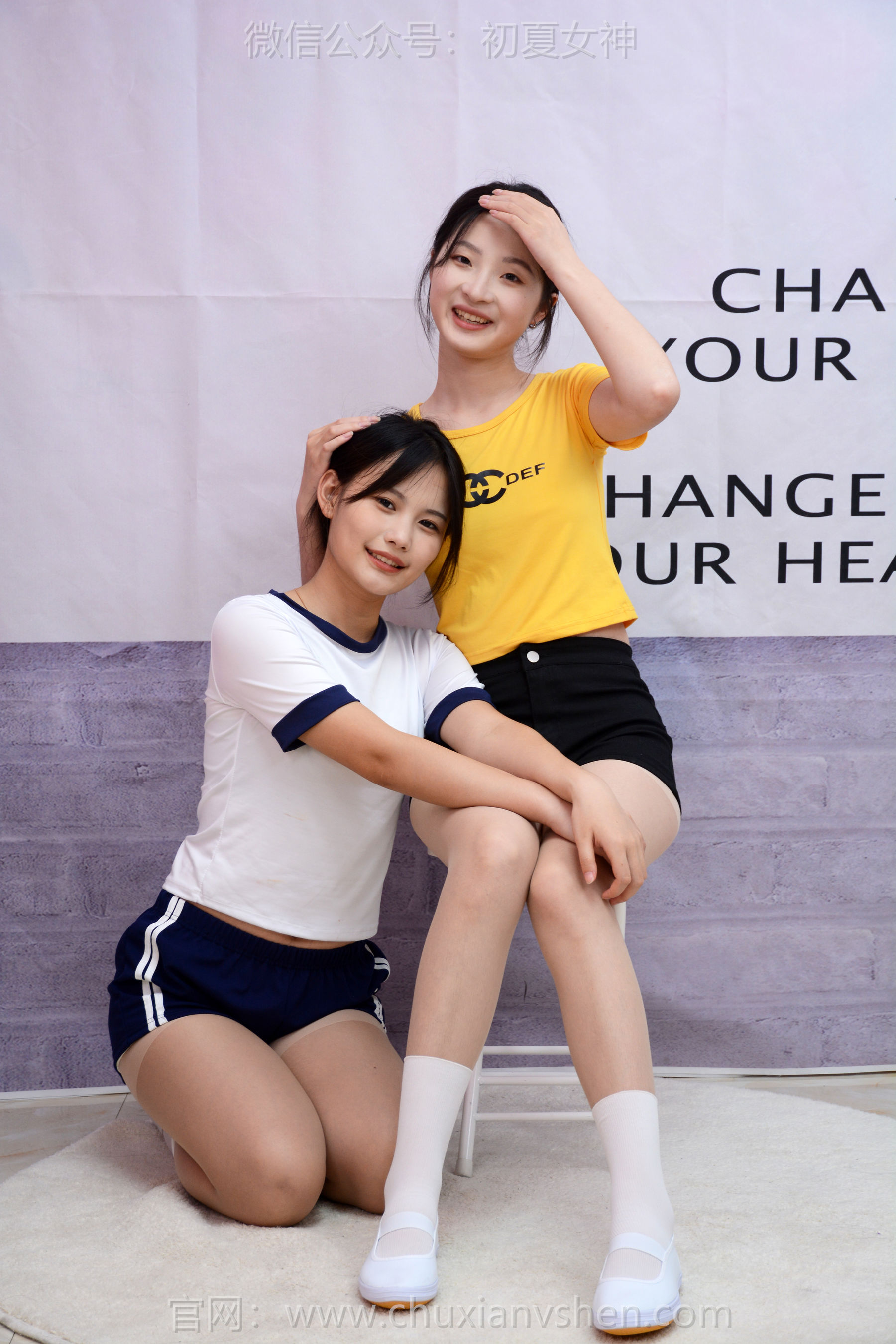 初夏女神 No.270 安妮&幺幺 姐妹合影/(100P)