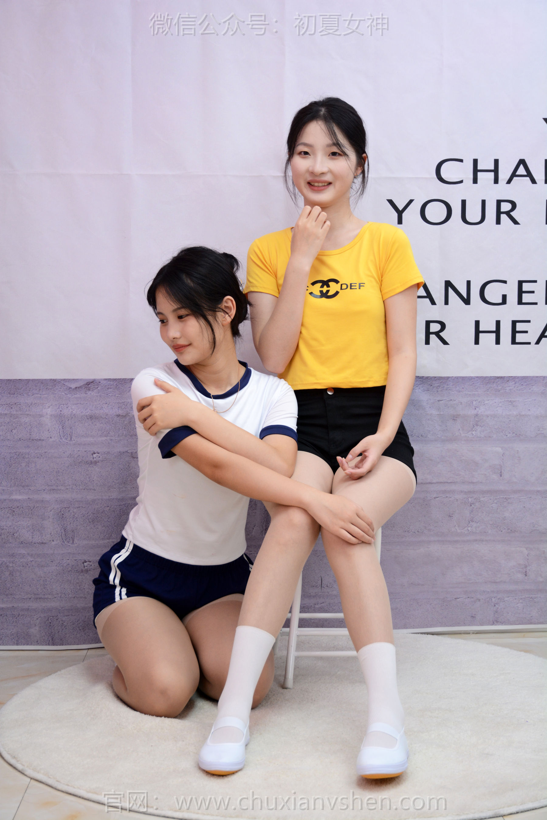 初夏女神 No.270 安妮&幺幺 姐妹合影/(100P)