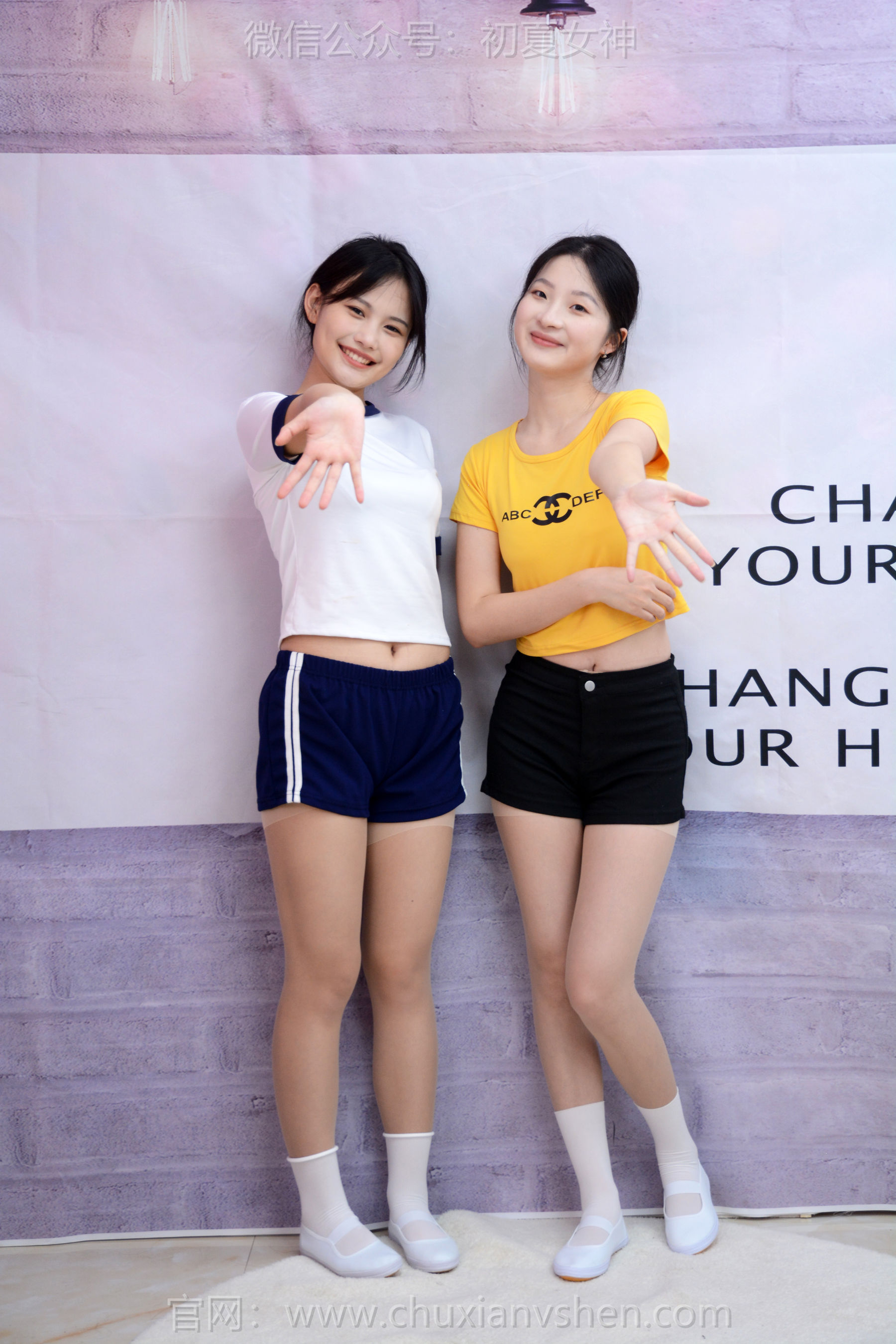 初夏女神 No.270 安妮&幺幺 姐妹合影/(100P)