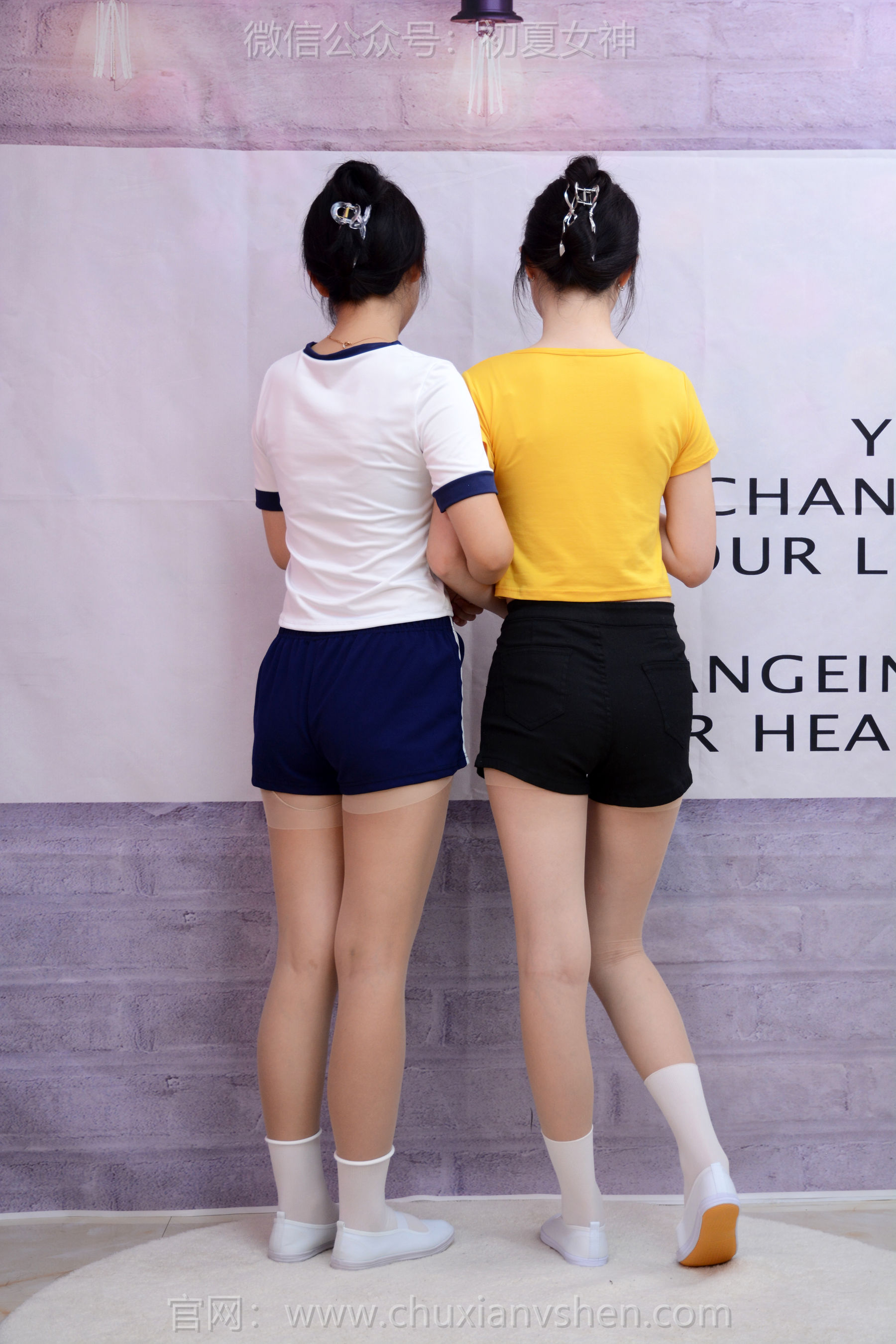 初夏女神 No.270 安妮&幺幺 姐妹合影/(100P)