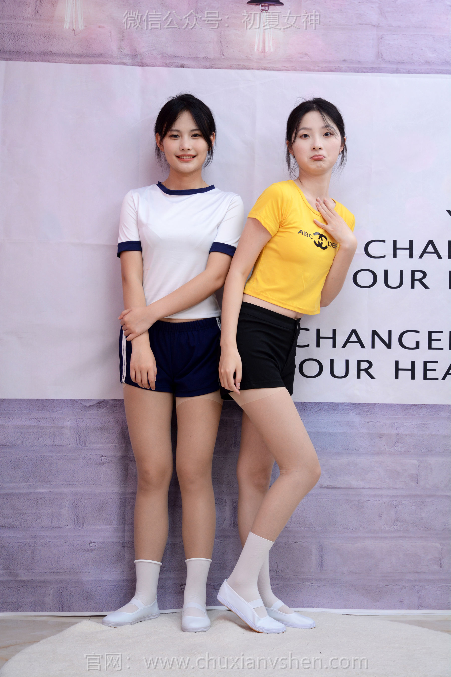 初夏女神 No.270 安妮&幺幺 姐妹合影/(100P)