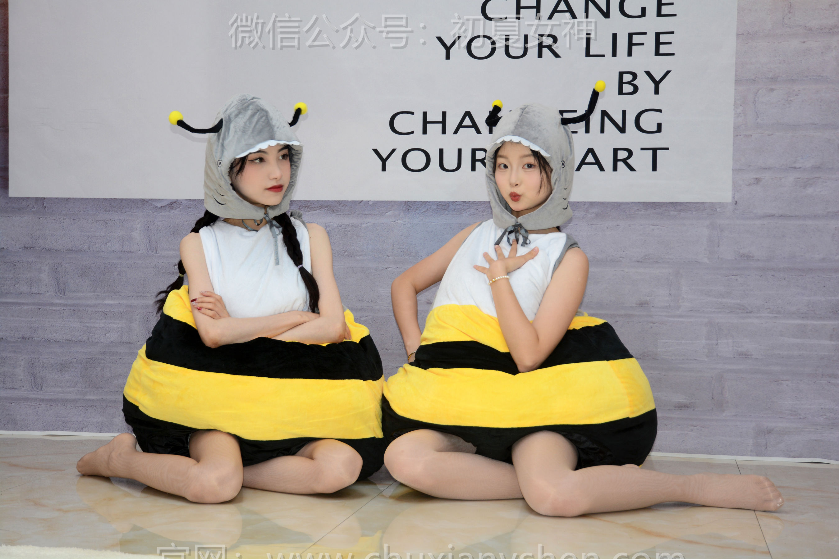 初夏女神 No.271 柒柒&双双 两只小蜜蜂/(140P)