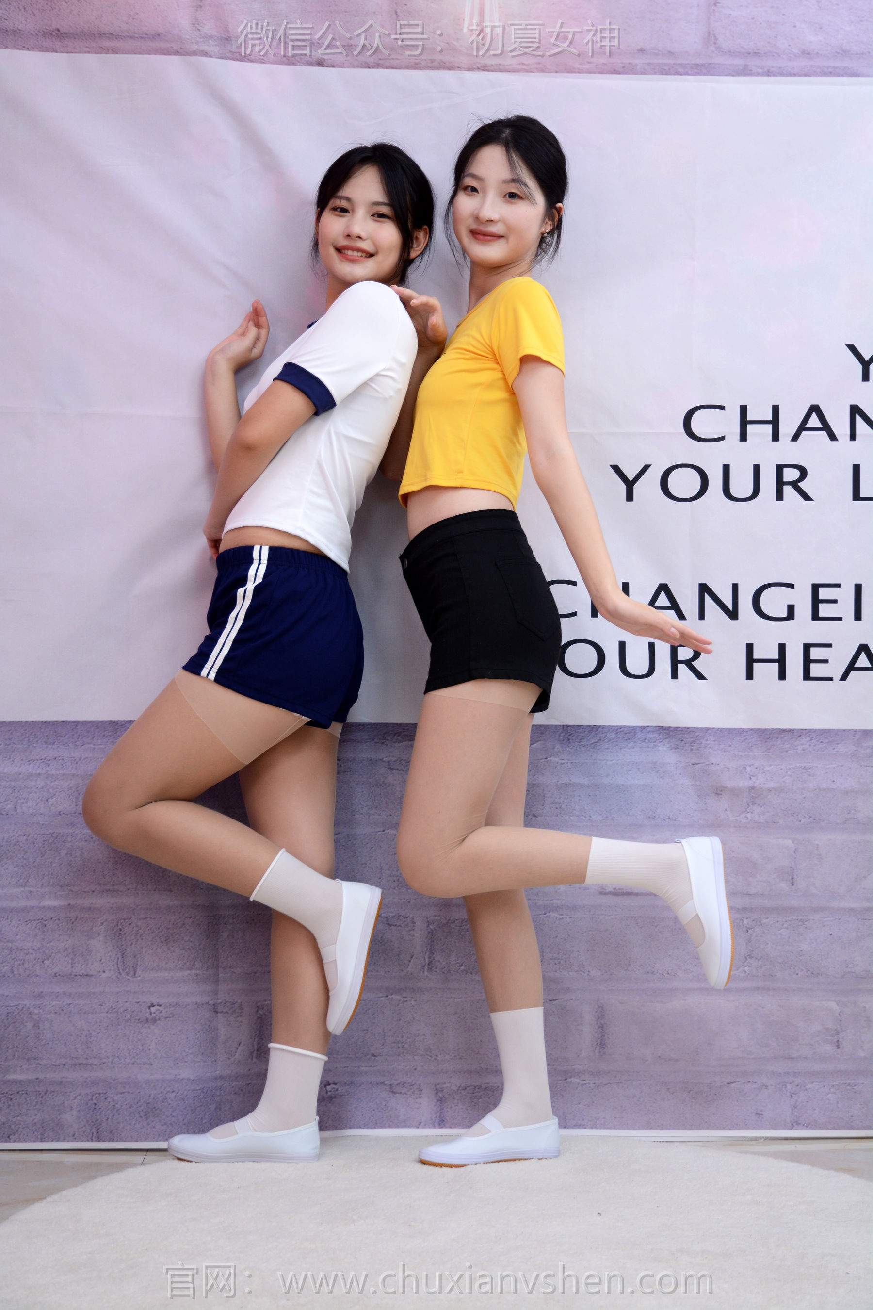 初夏女神 No.270 安妮&幺幺 姐妹合影/(100P)