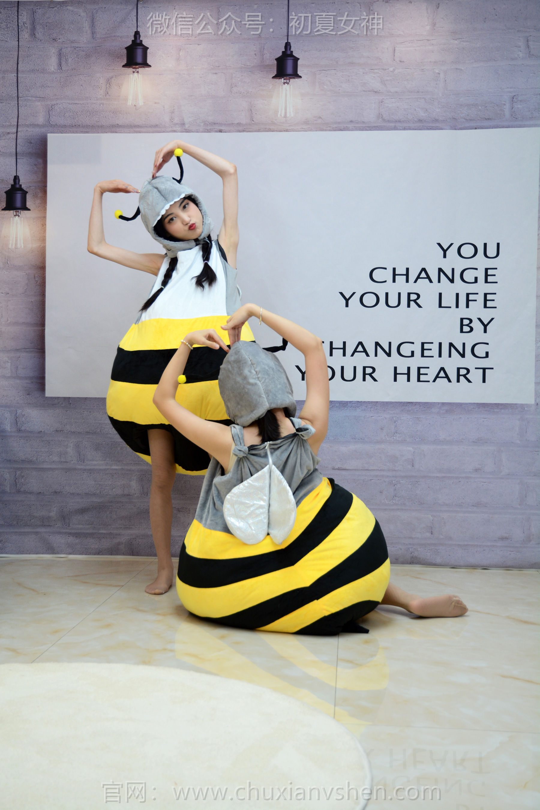 初夏女神 No.271 柒柒&双双 两只小蜜蜂/(140P)