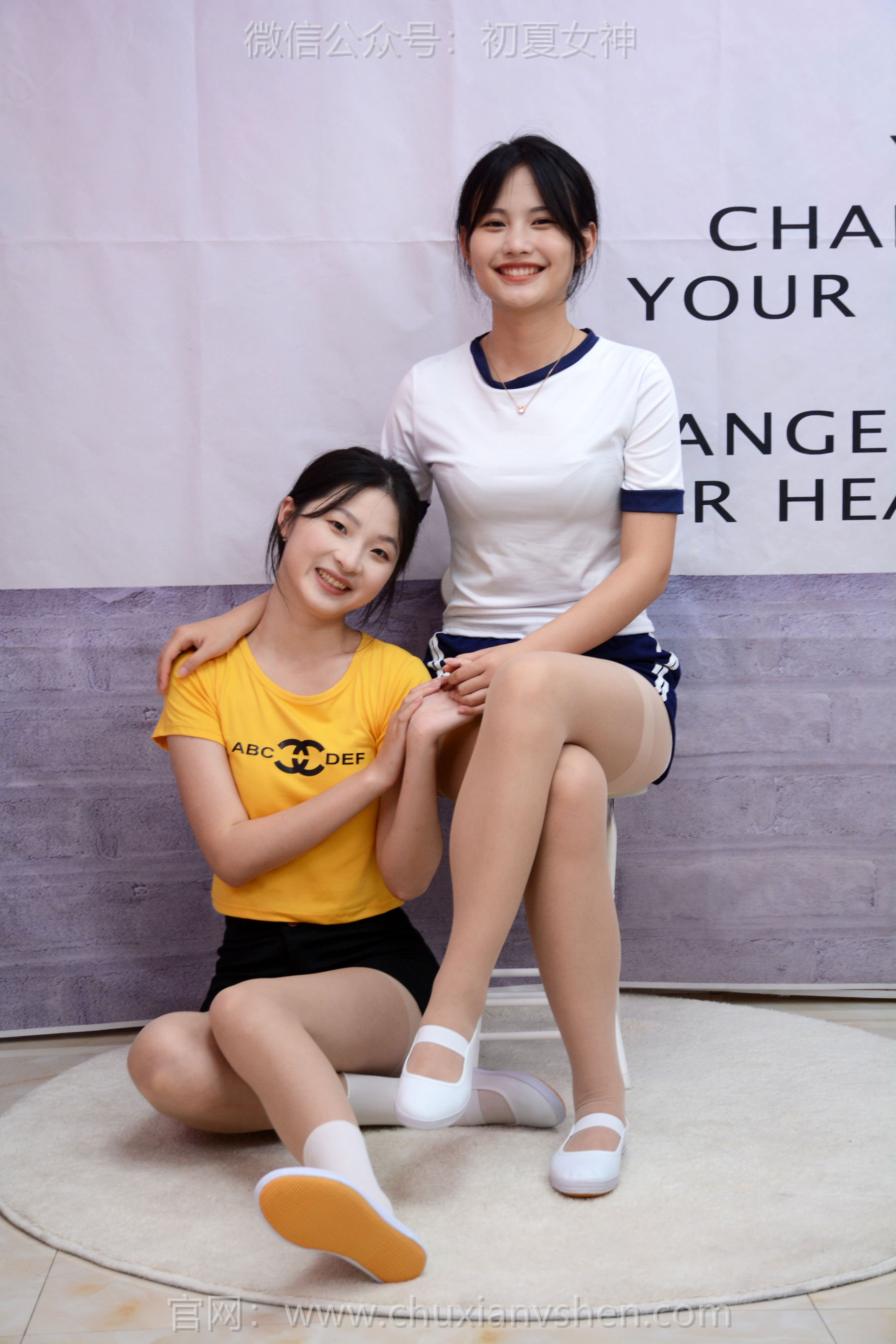 初夏女神 No.270 安妮&幺幺 姐妹合影/(100P)