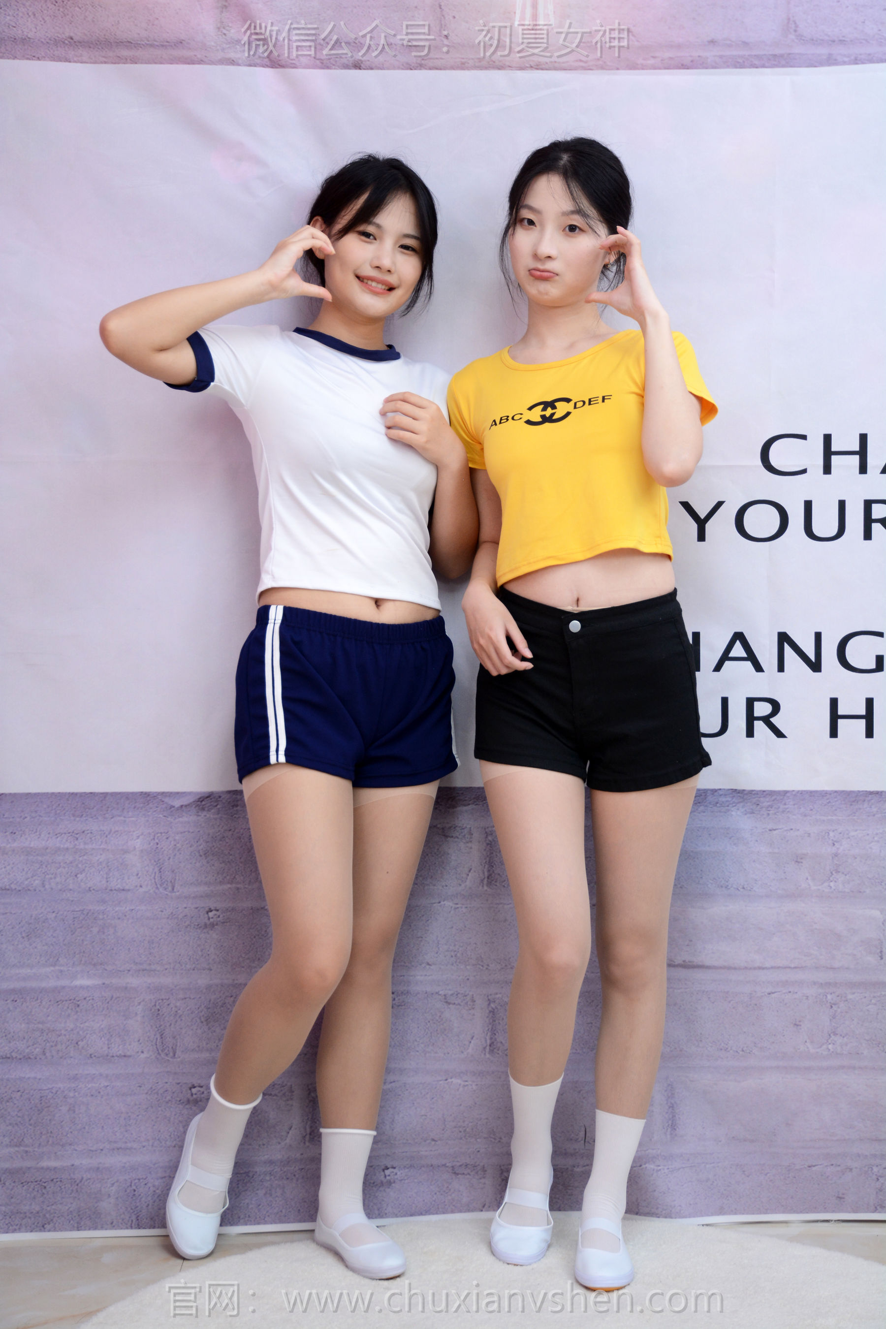 初夏女神 No.270 安妮&幺幺 姐妹合影/(100P)