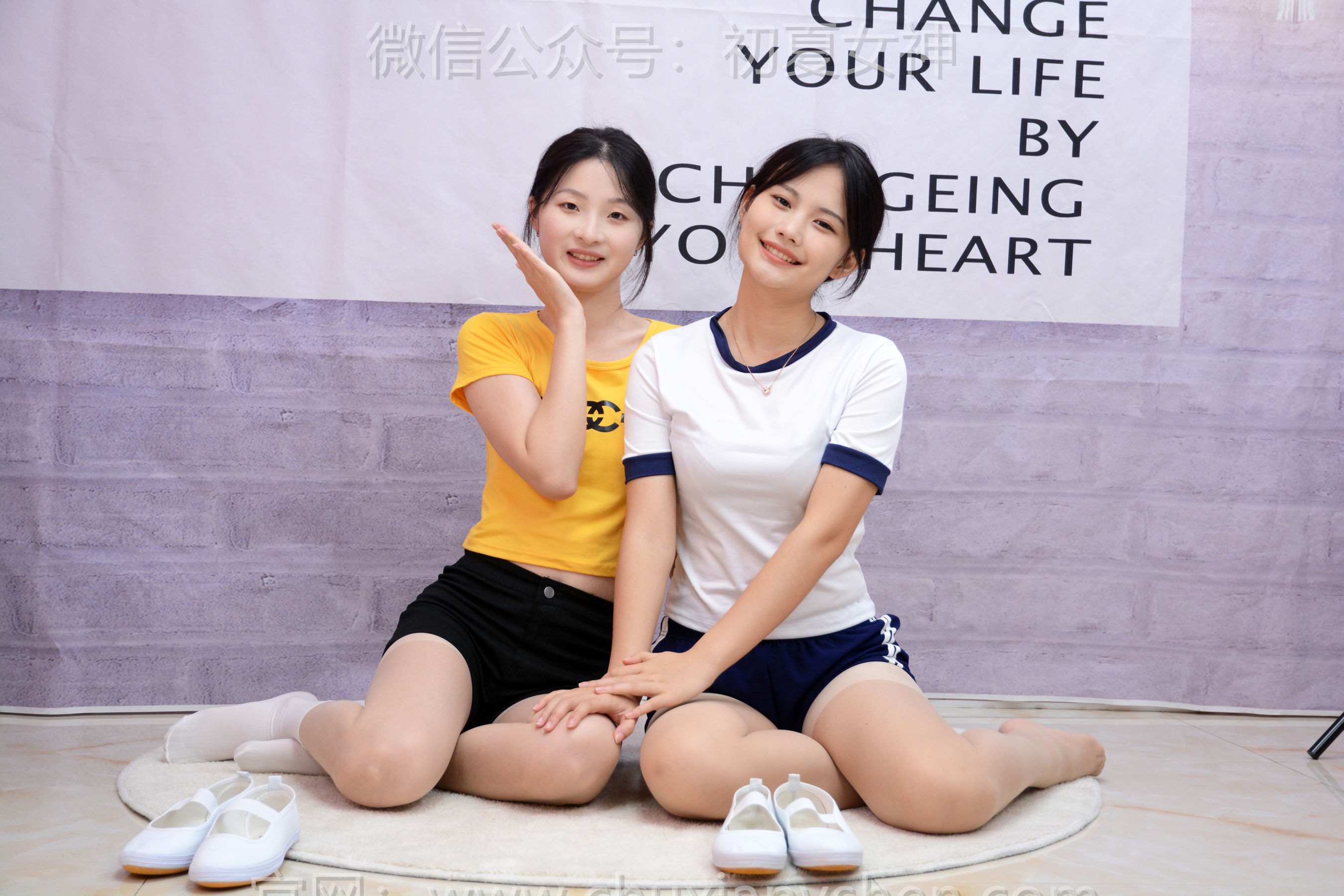 初夏女神 No.270 安妮&幺幺 姐妹合影/(100P)