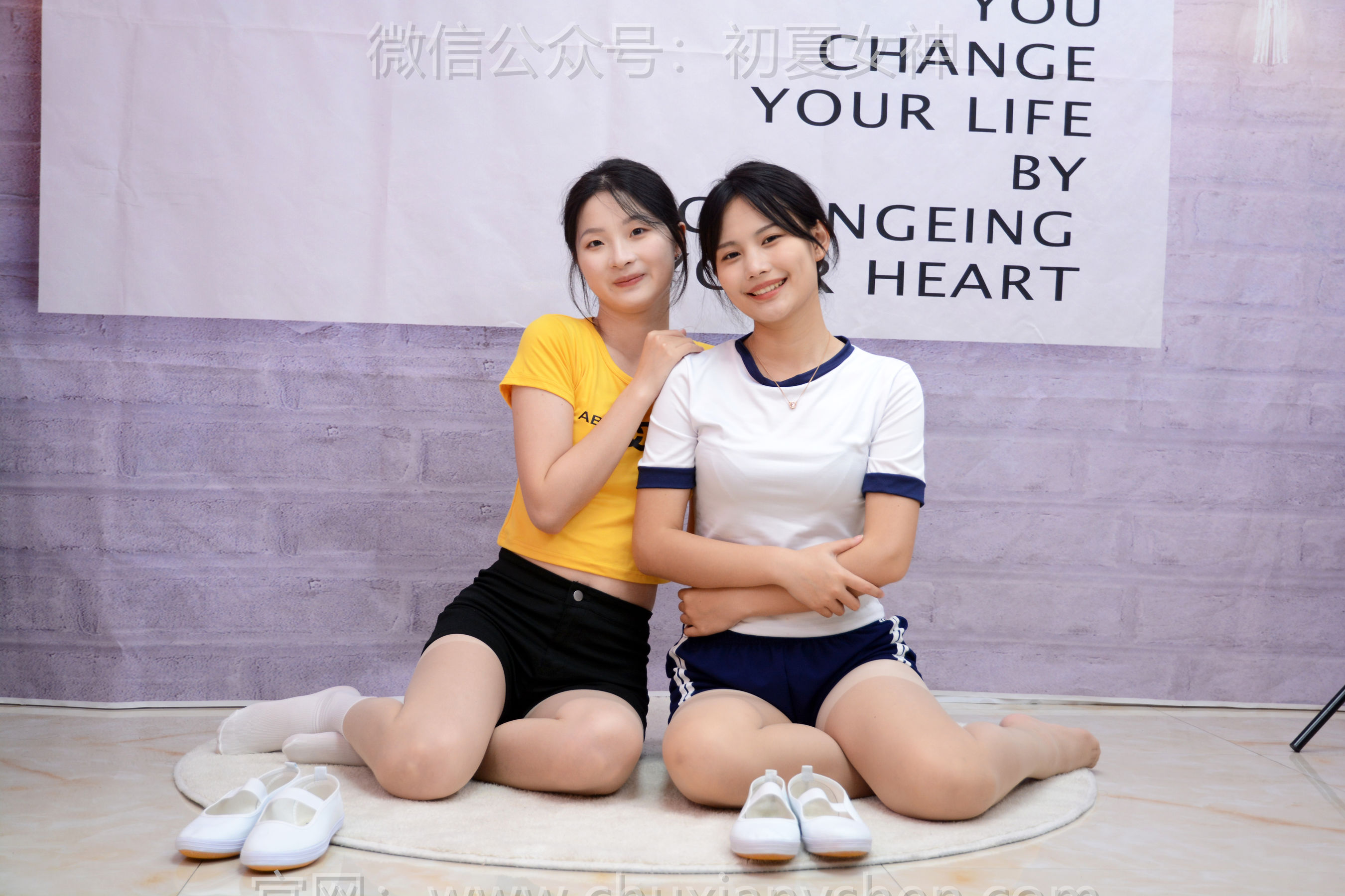 初夏女神 No.270 安妮&幺幺 姐妹合影/(100P)