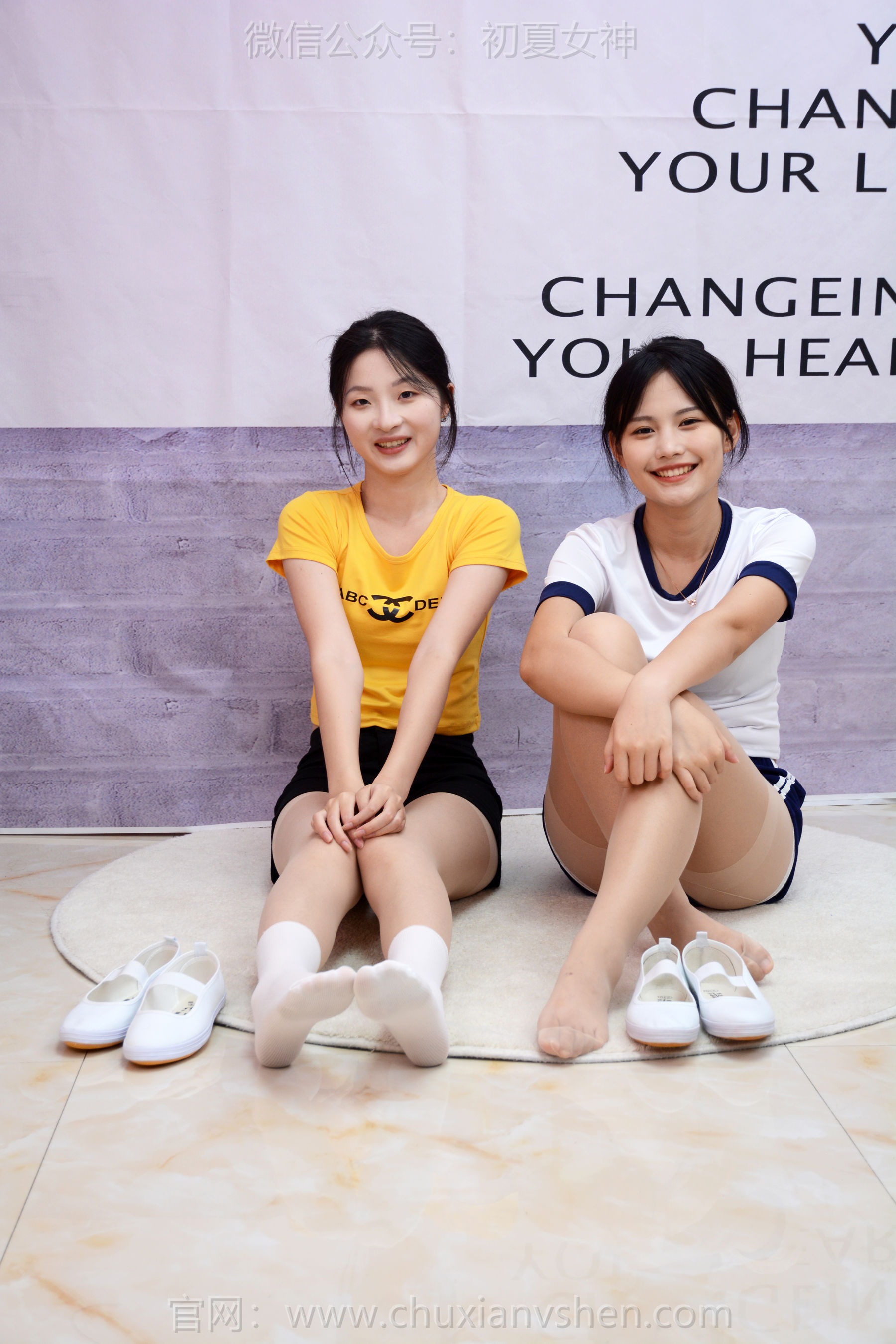 初夏女神 No.270 安妮&幺幺 姐妹合影/(100P)