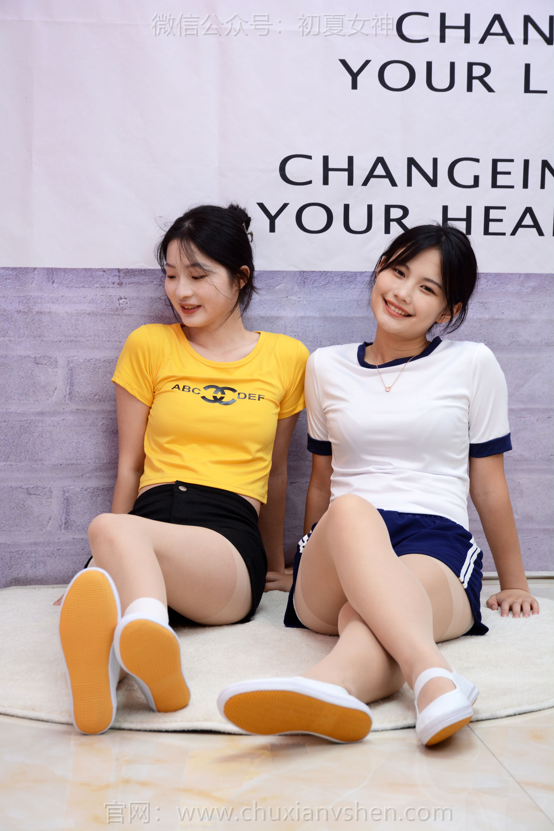 初夏女神 No.270 安妮&幺幺 姐妹合影/(100P)