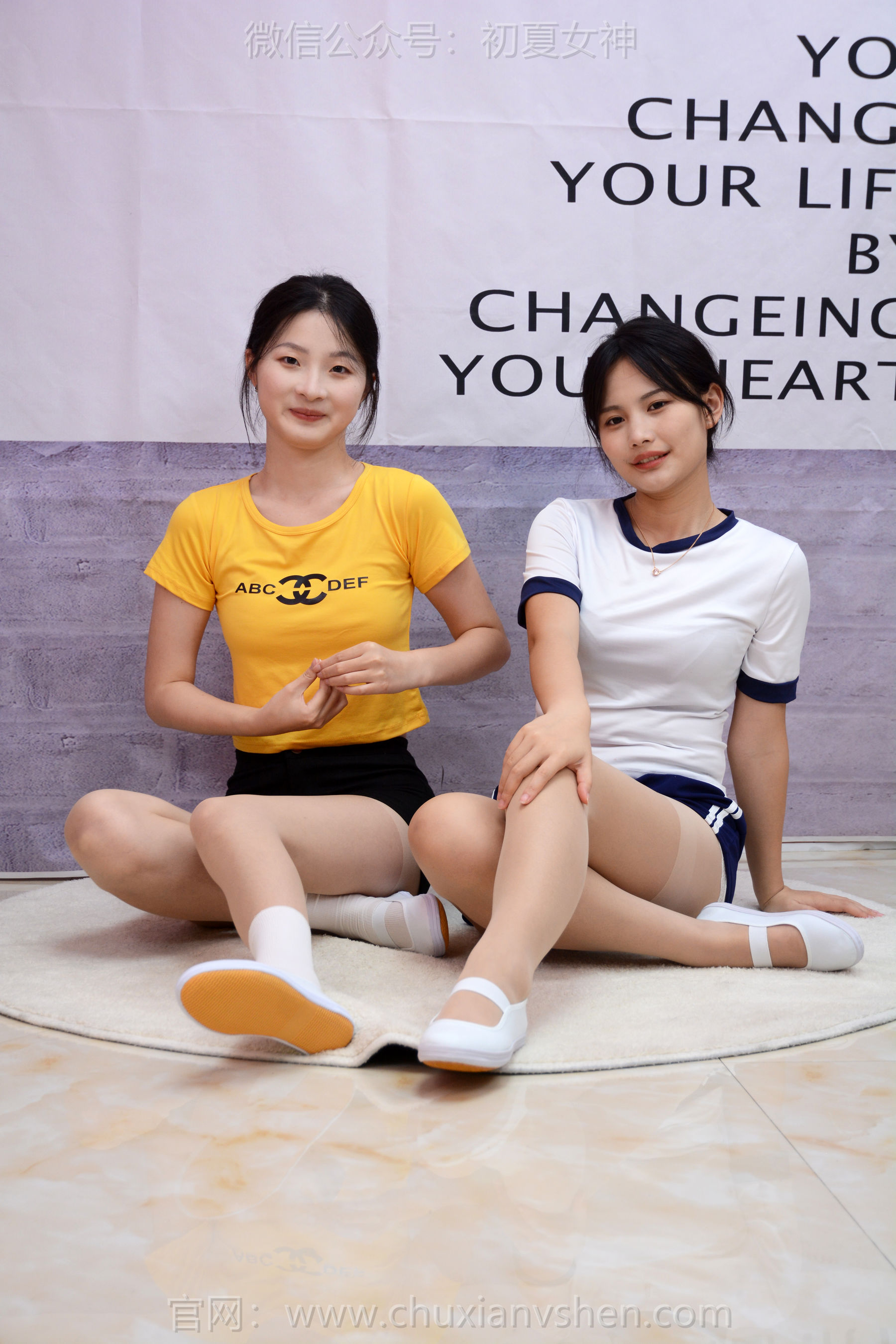 初夏女神 No.270 安妮&幺幺 姐妹合影/(100P)