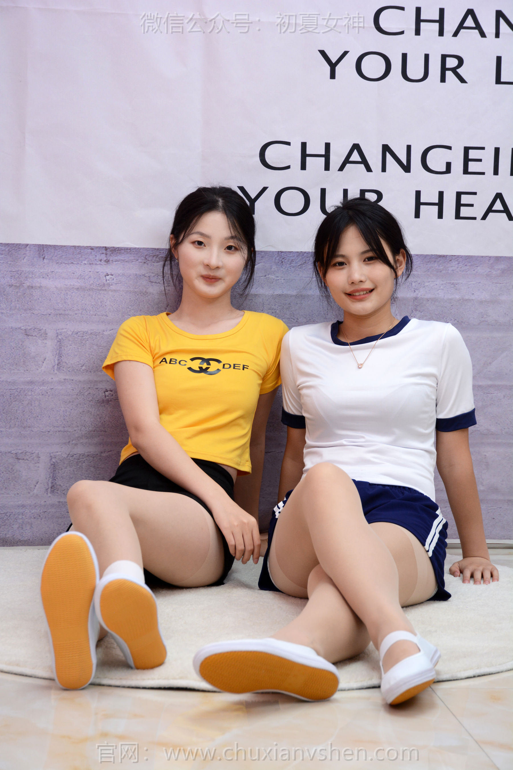 初夏女神 No.270 安妮&幺幺 姐妹合影/(100P)