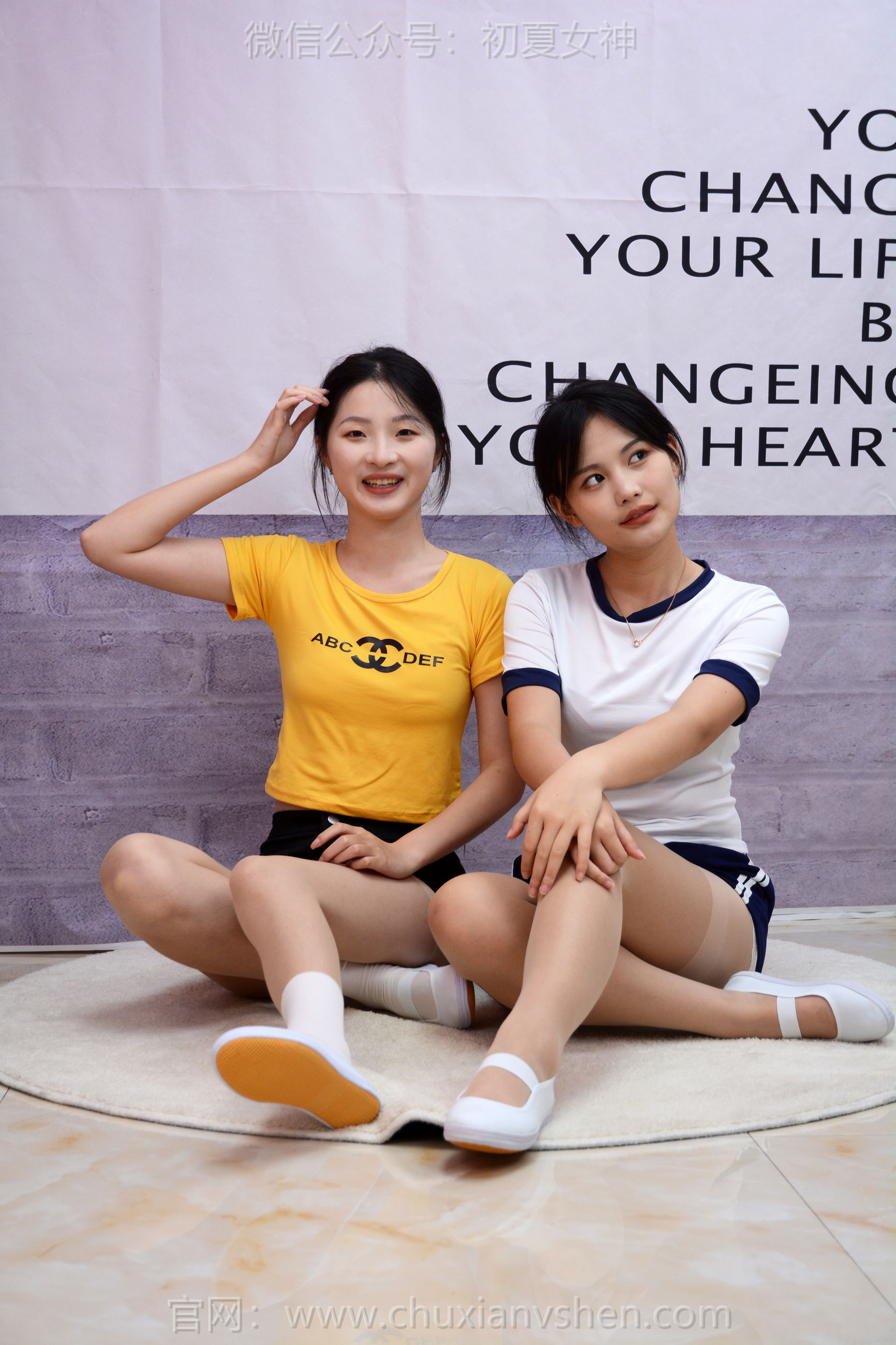 初夏女神 No.270 安妮&幺幺 姐妹合影/(100P)