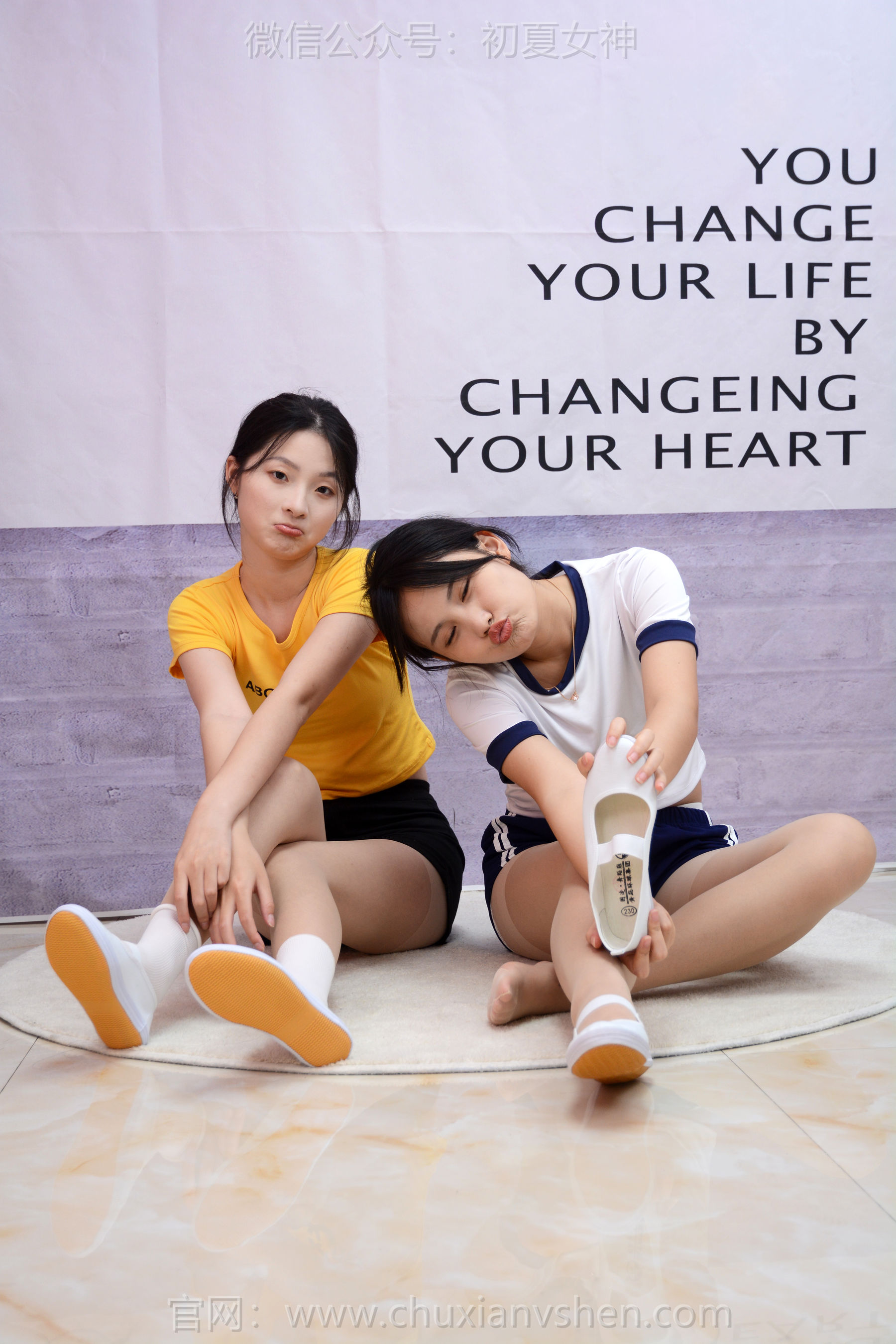 初夏女神 No.270 安妮&幺幺 姐妹合影/(100P)