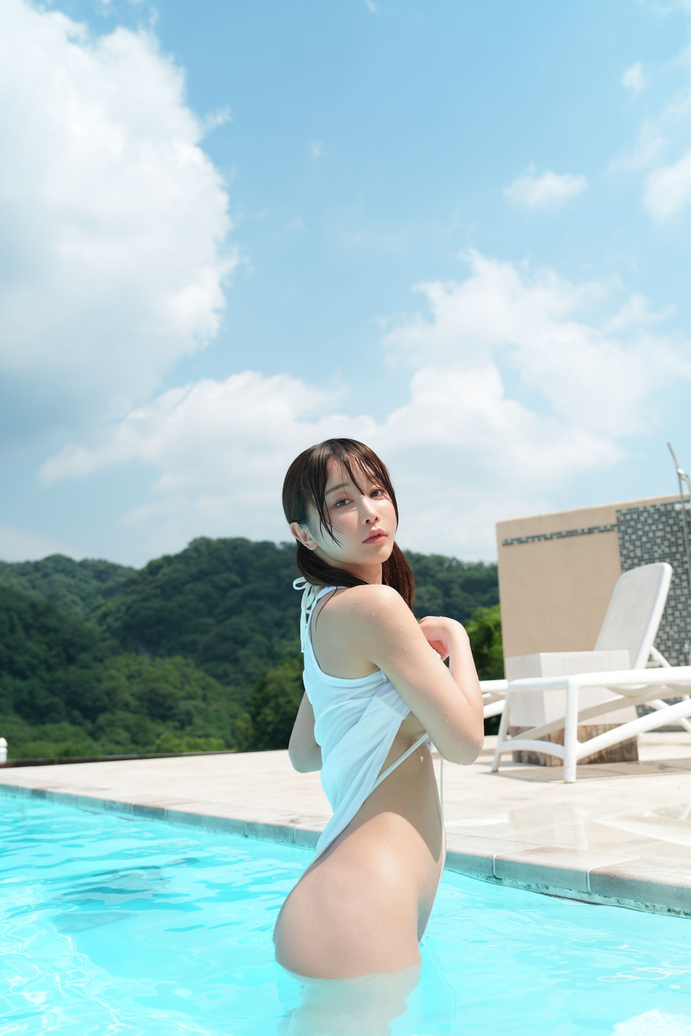 いくみ – (193iKkyu3) [Fantia] 2024年07月 Wet and See-Through in the Summer/(49P)