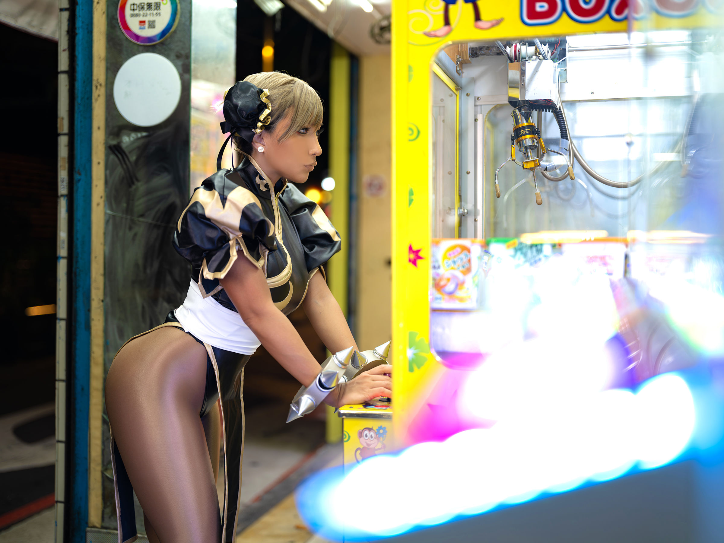 [Cosplay] [nonsummerjack] non - Taiwan Black Chun-Li 台湾黒春麗/(87P)