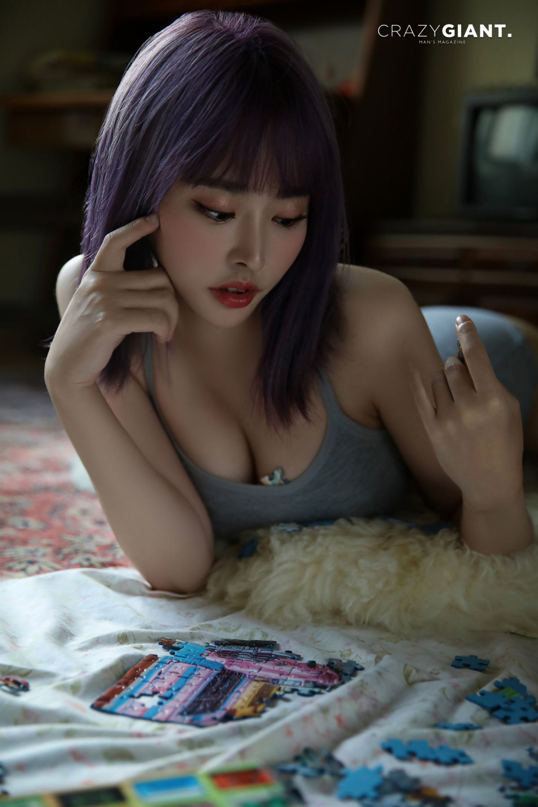 [CRAZY GIANT] Hanere - Sexy Photobook/(55P)