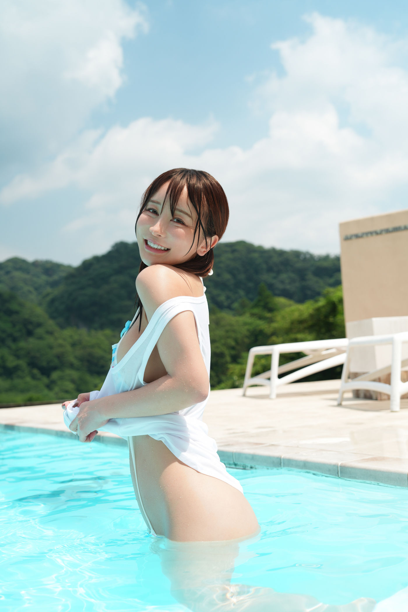いくみ – (193iKkyu3) [Fantia] 2024年07月 Wet and See-Through in the Summer/(49P)