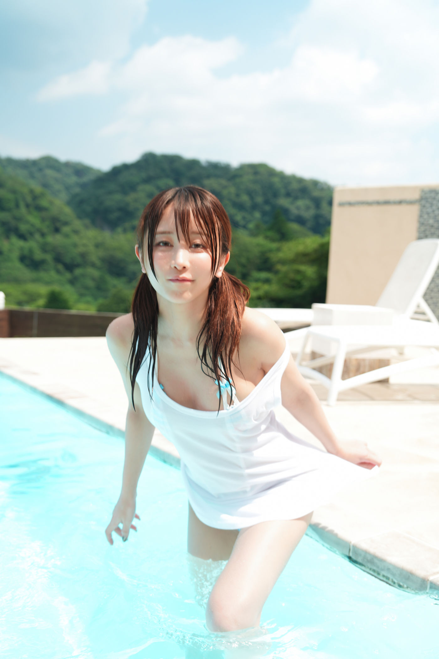 いくみ – (193iKkyu3) [Fantia] 2024年07月 Wet and See-Through in the Summer/(49P)