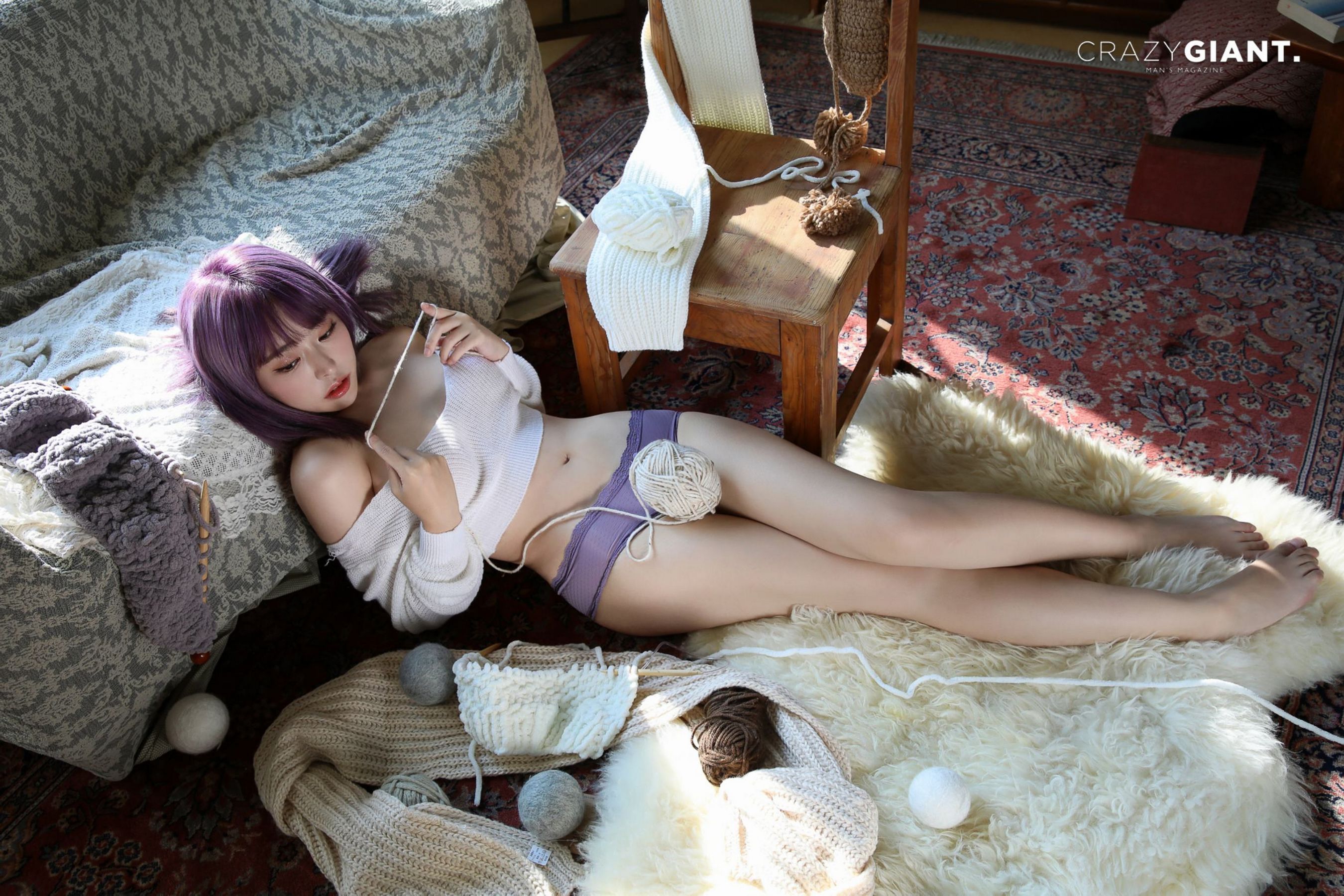 [CRAZY GIANT] Hanere - Sexy Photobook/(55P)