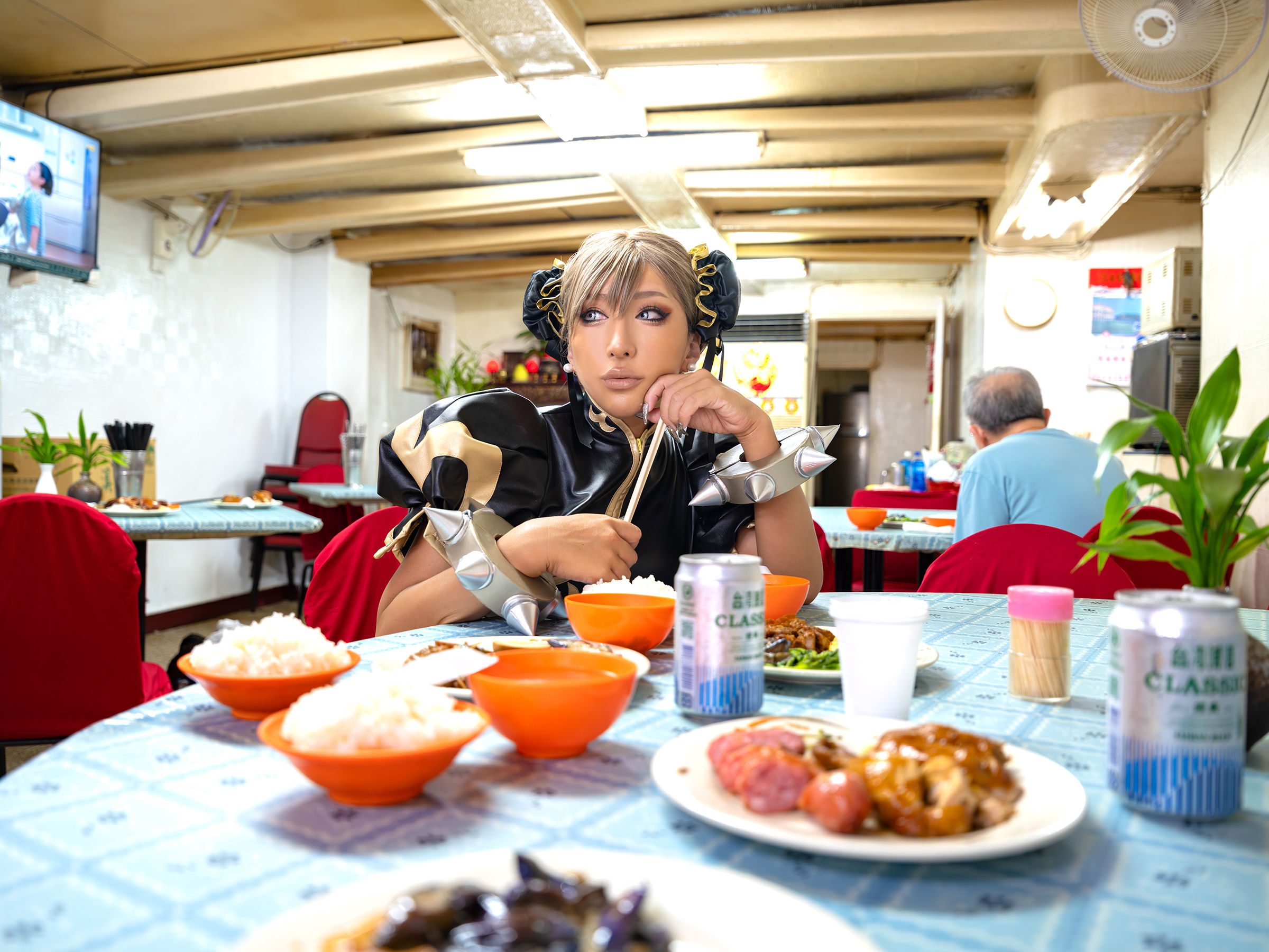 [Cosplay] [nonsummerjack] non - Taiwan Black Chun-Li 台湾黒春麗/(87P)