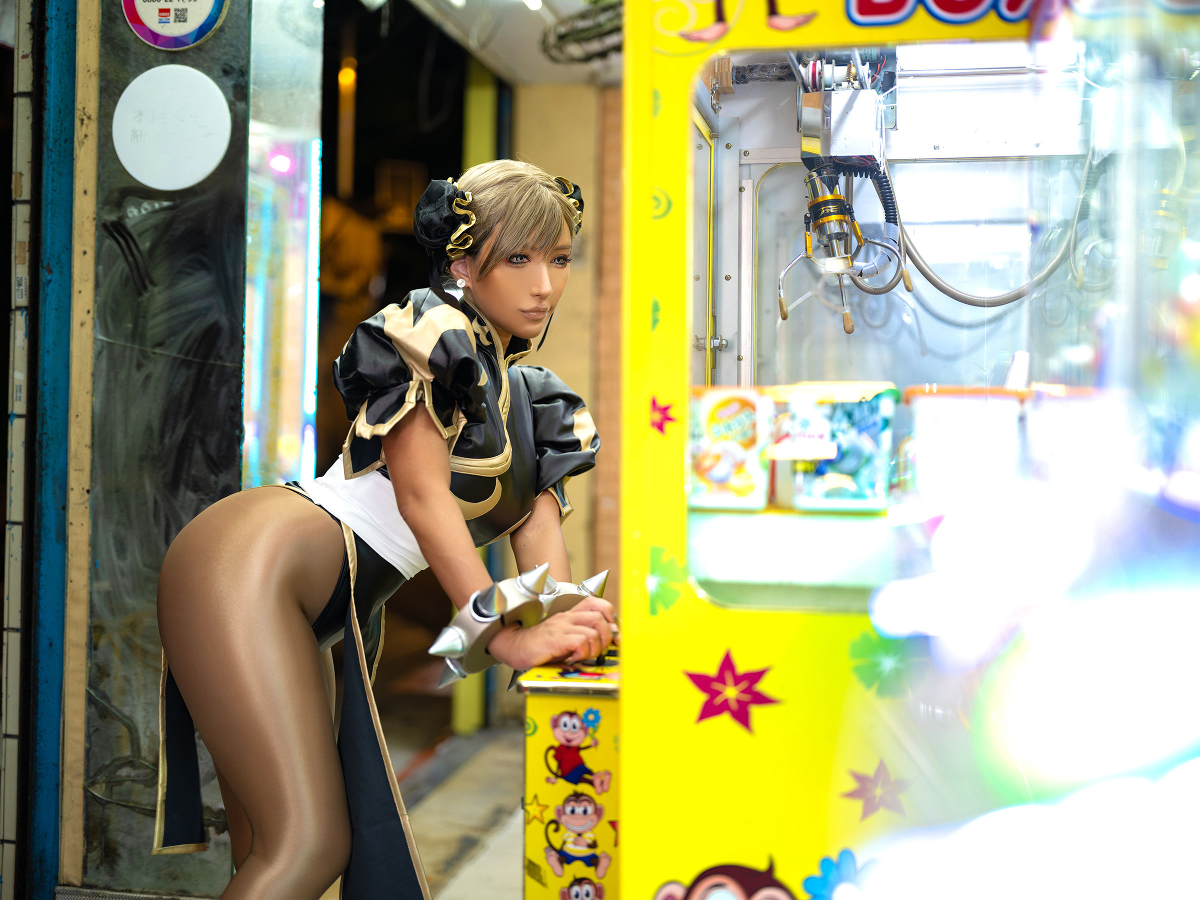 [Cosplay] [nonsummerjack] non - Taiwan Black Chun-Li 台湾黒春麗/(87P)